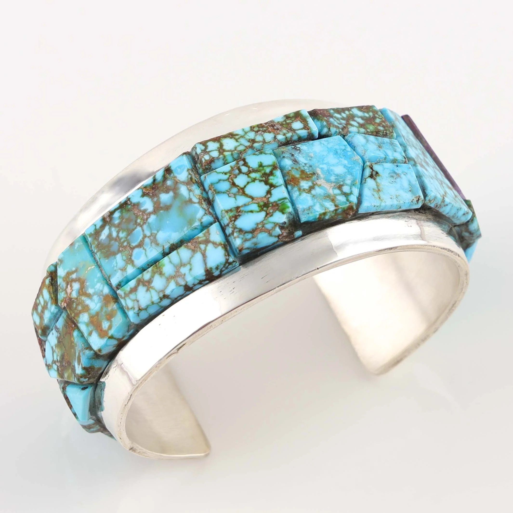 Turquoise and Sugilite Cuff