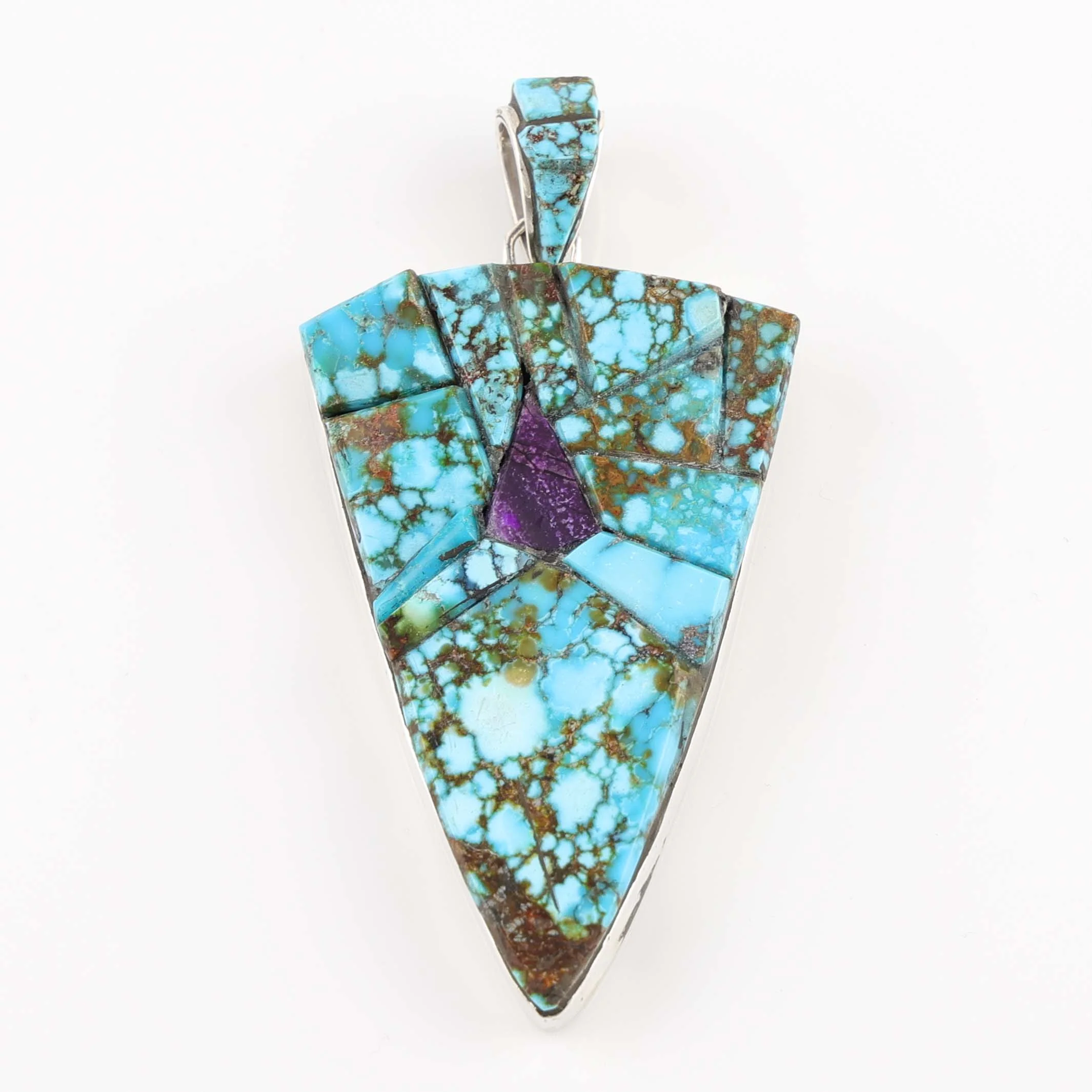 Turquoise and Sugilite Pendant