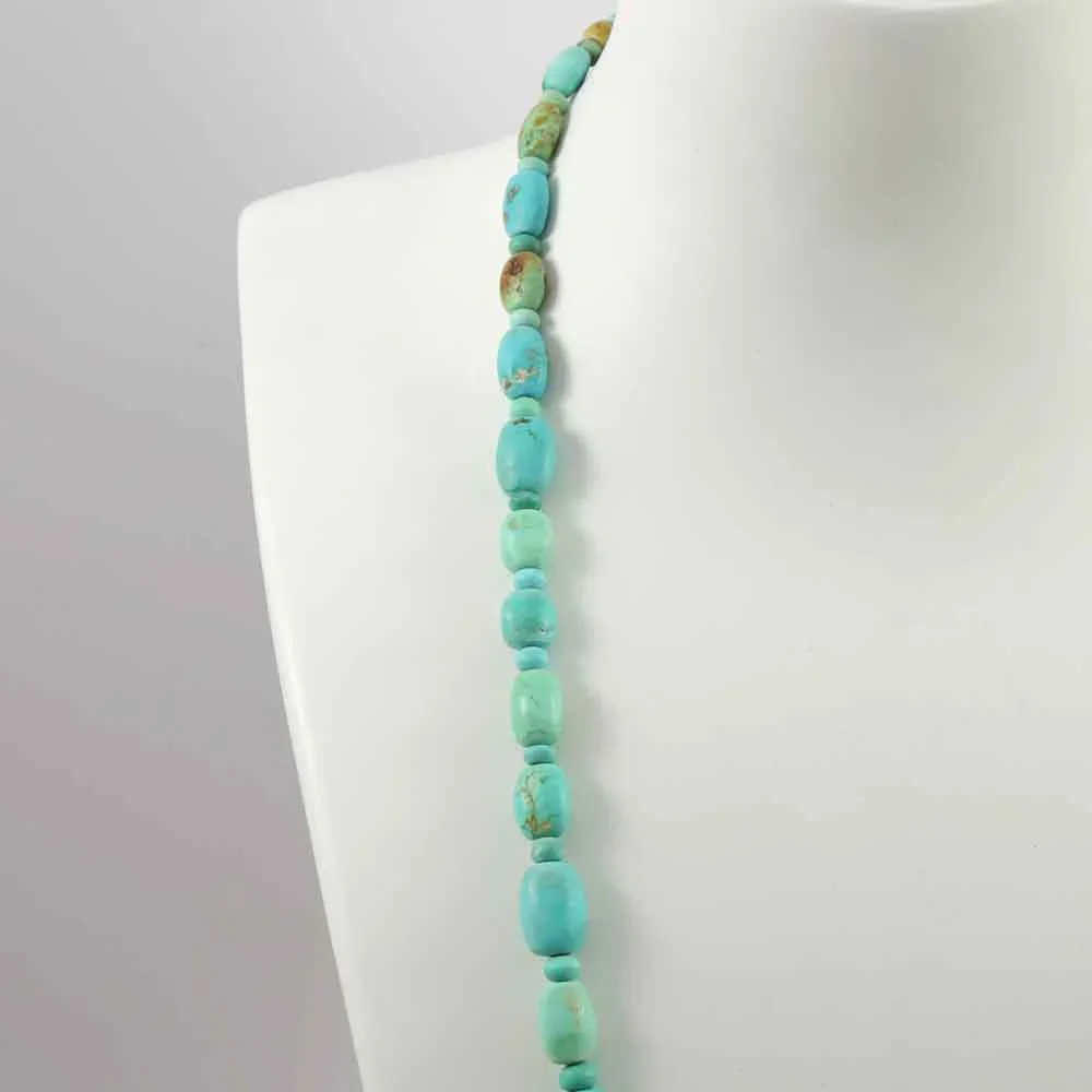 Turquoise and Variscite Bead Necklace - Image 3