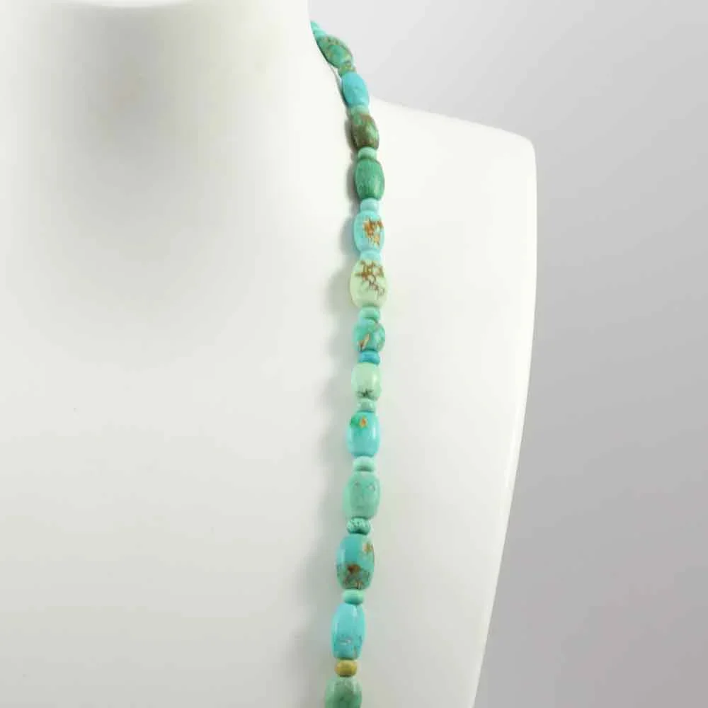 Turquoise and Variscite Bead Necklace - Image 4