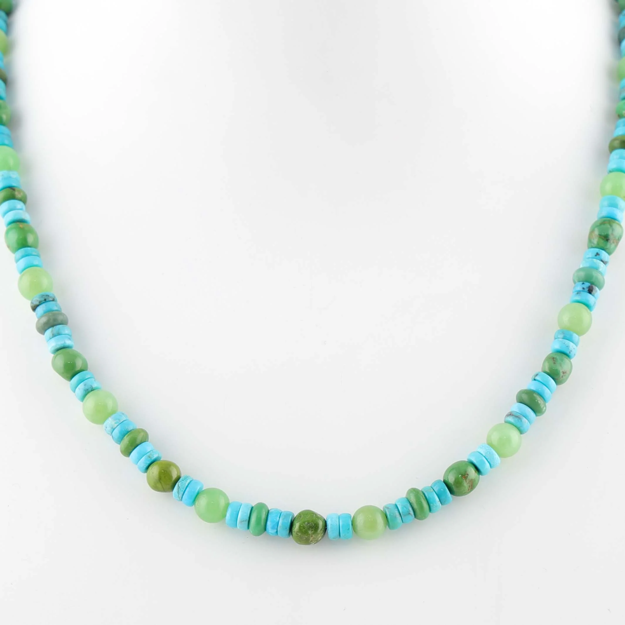 Turquoise and Variscite Necklace - Image 2