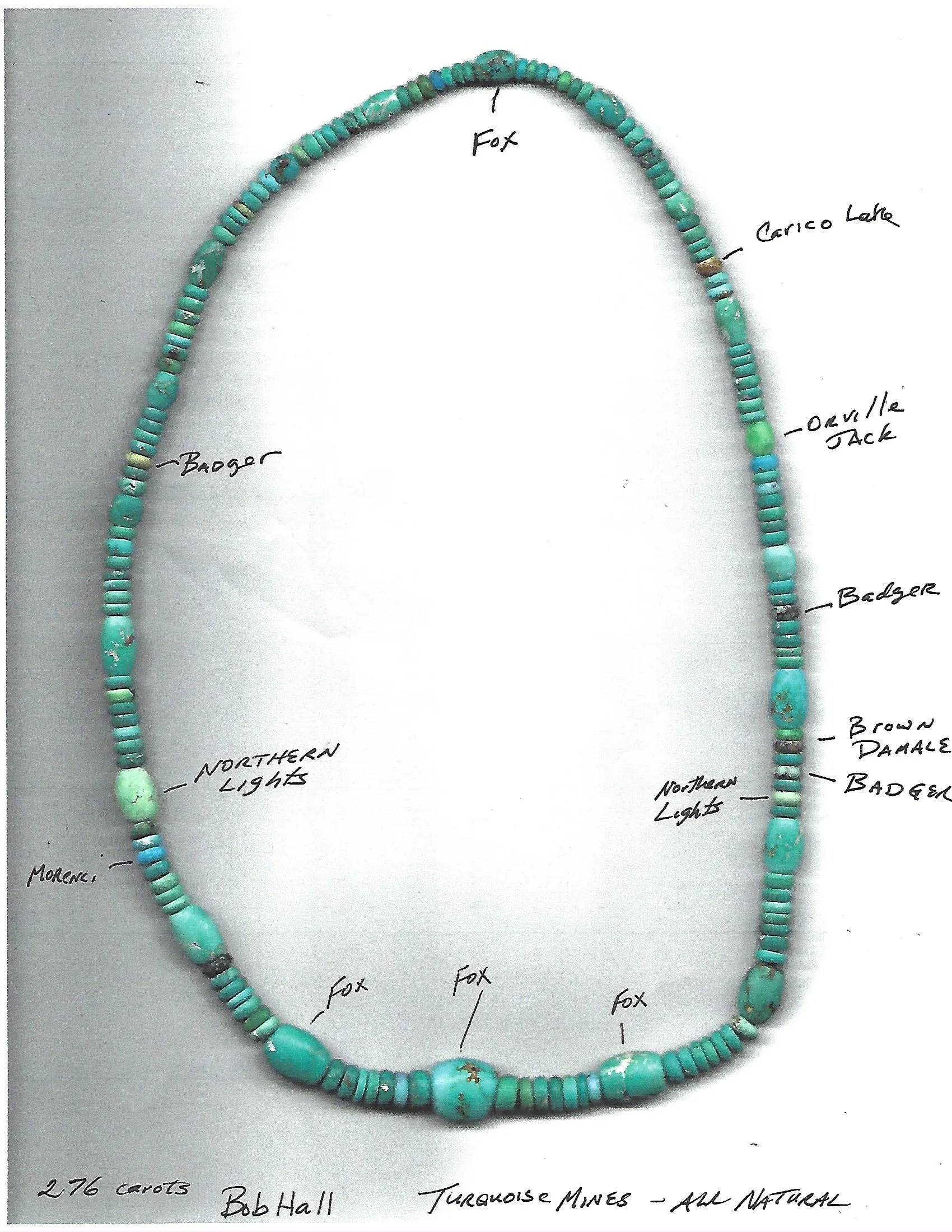 Turquoise Bead Necklace - Image 7