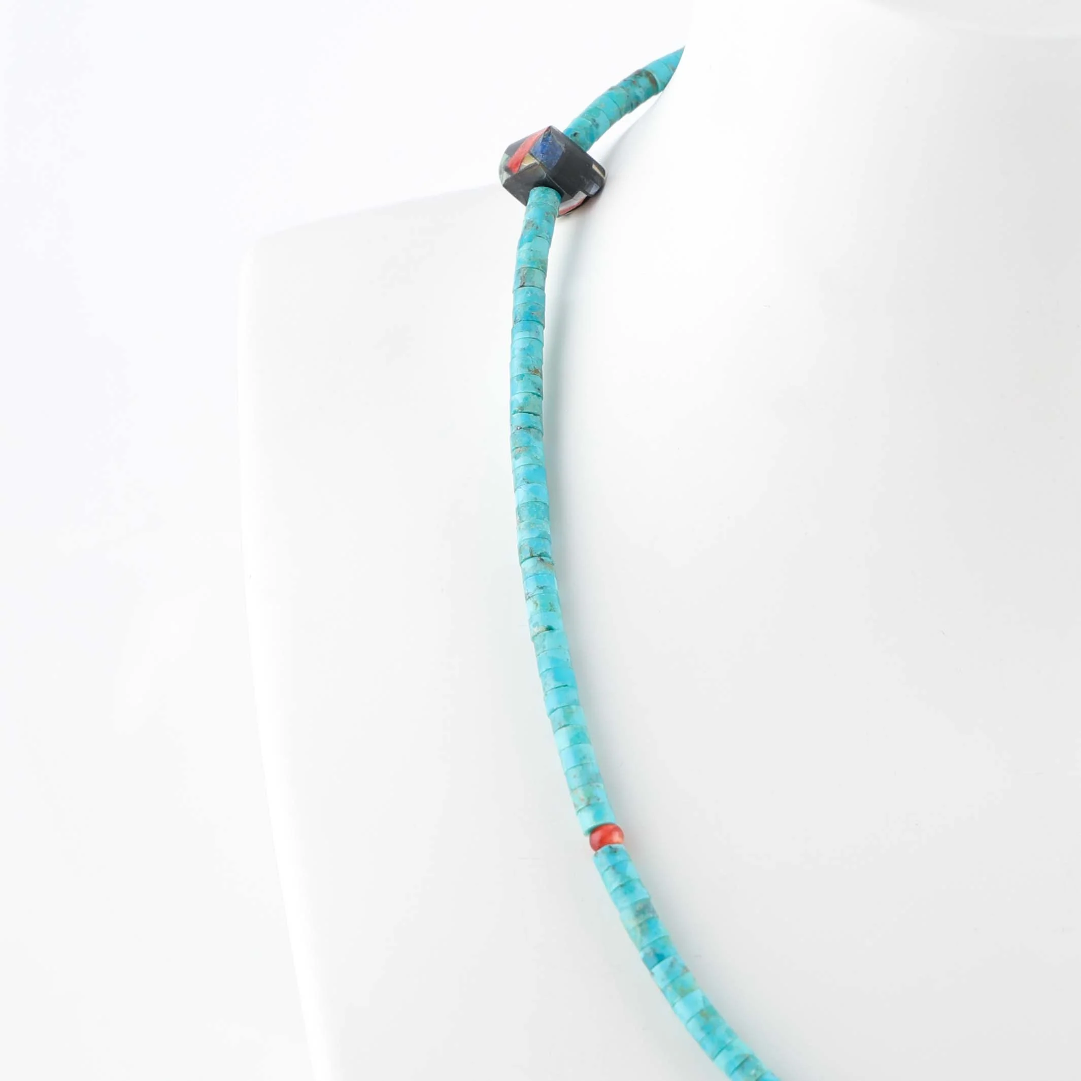 Turquoise Bead Necklace - Image 3