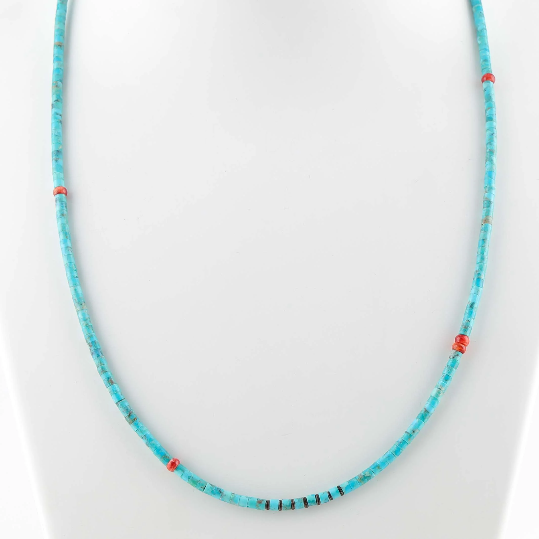 Turquoise Bead Necklace - Image 2