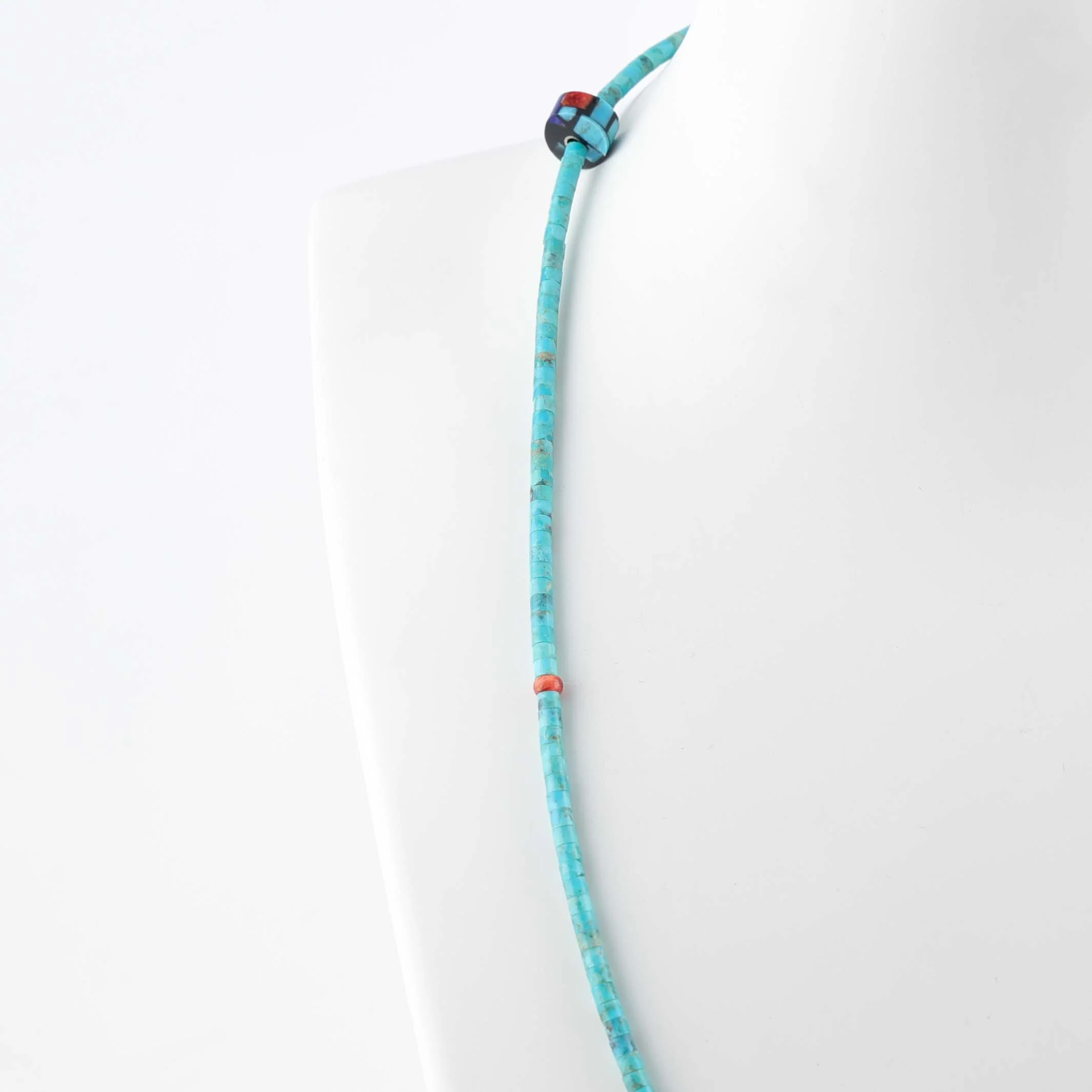 Turquoise Bead Necklace - Image 3