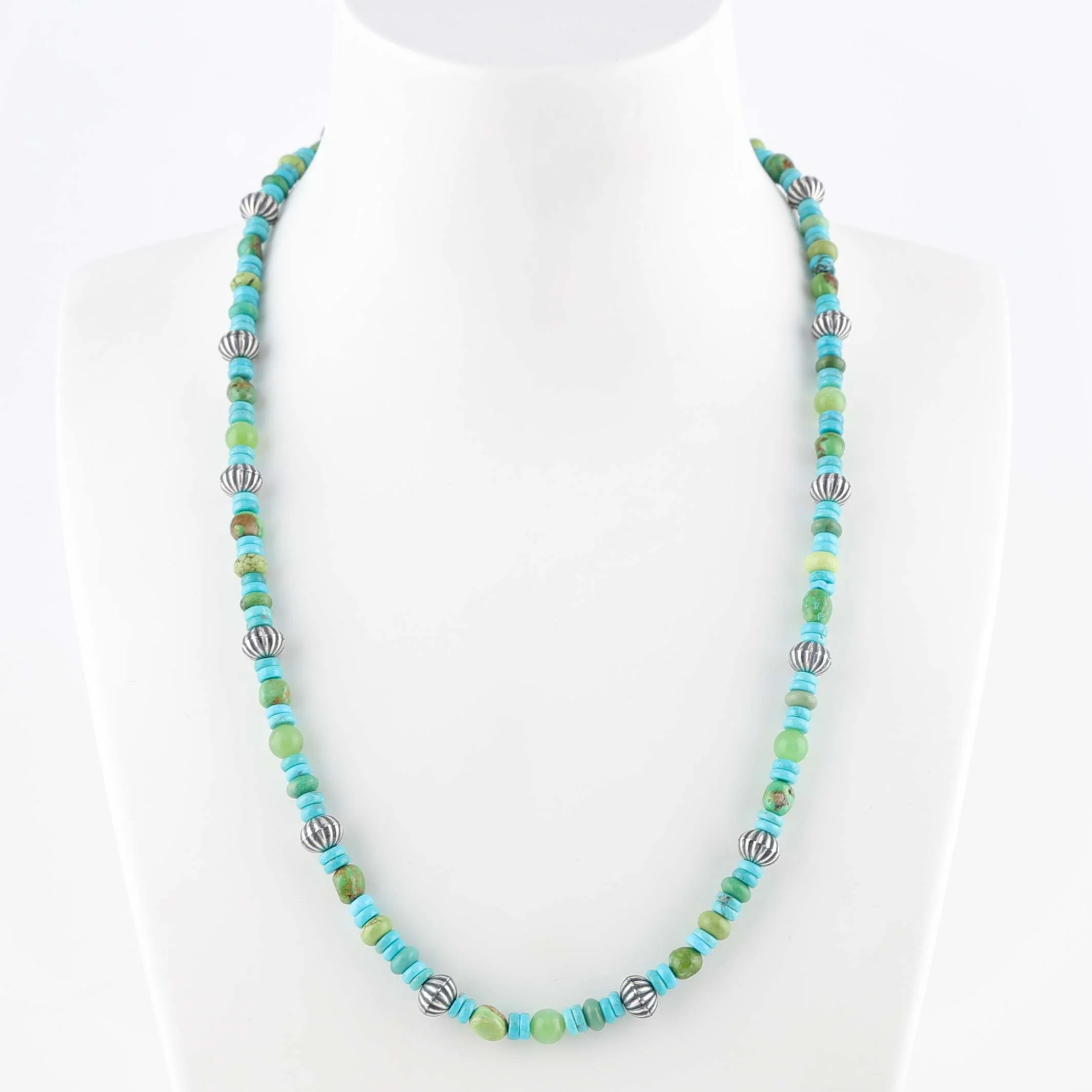 Turquoise and Variscite Necklace