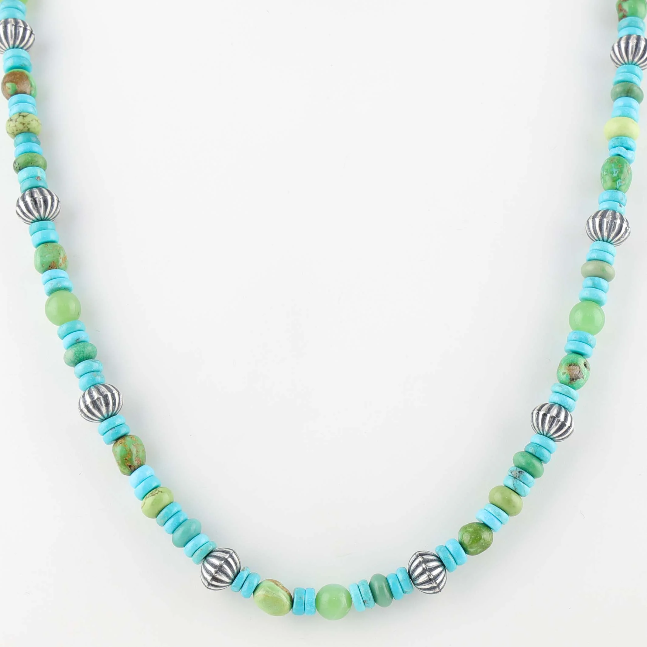 Turquoise and Variscite Necklace - Image 2