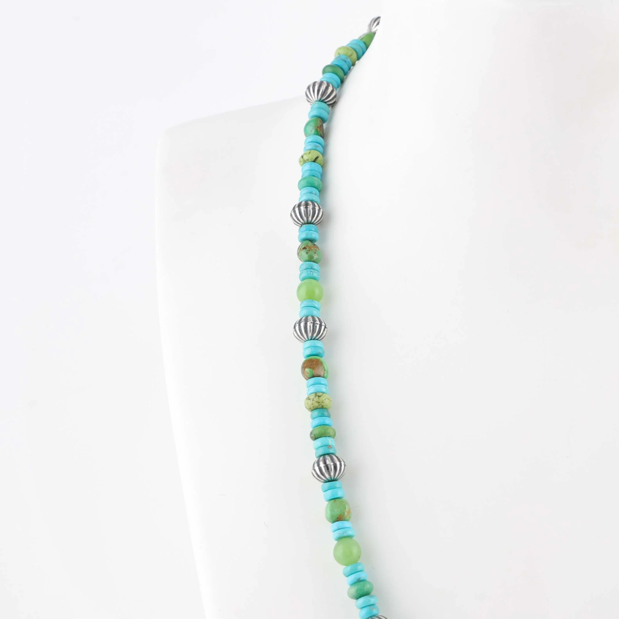 Turquoise and Variscite Necklace - Image 3