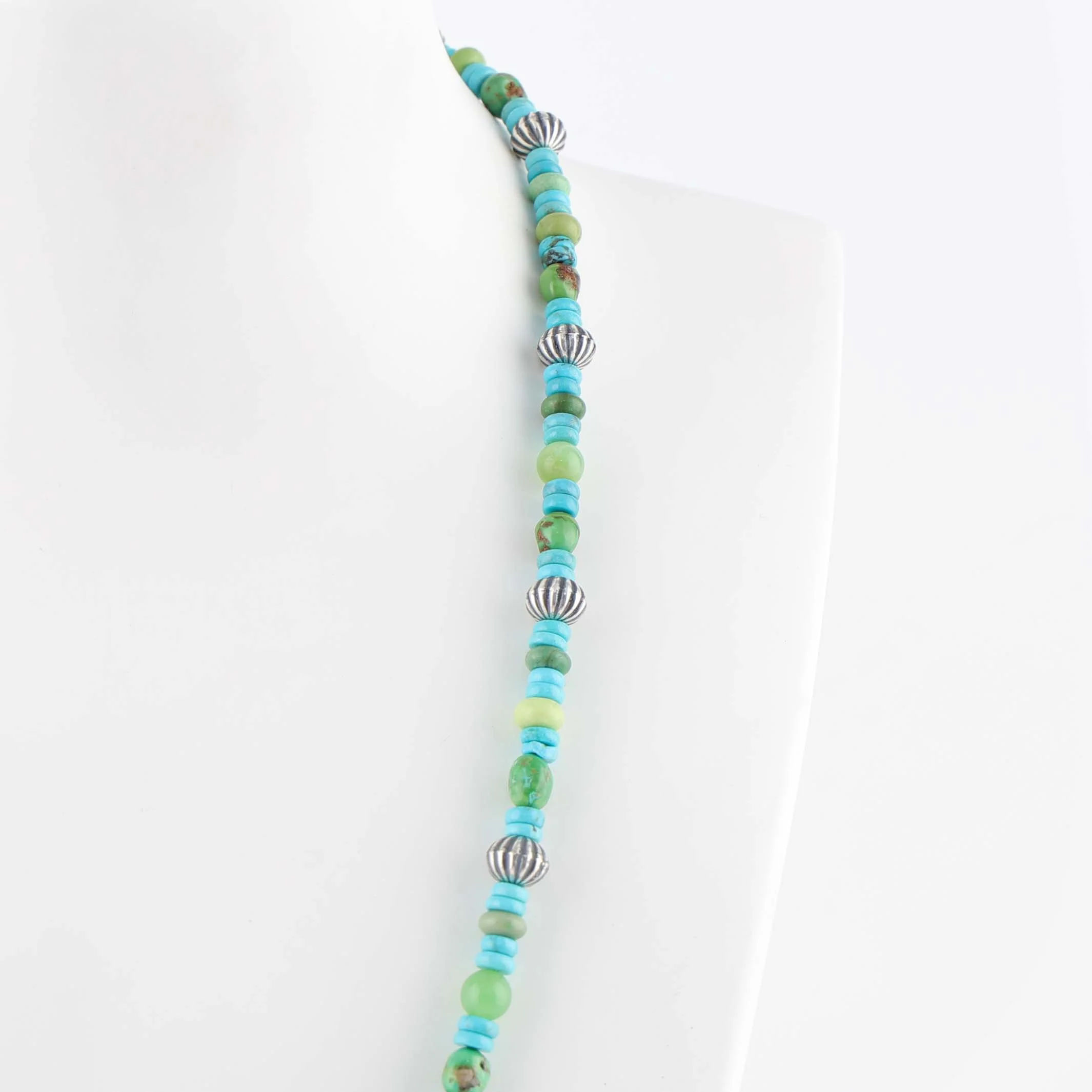 Turquoise and Variscite Necklace - Image 4