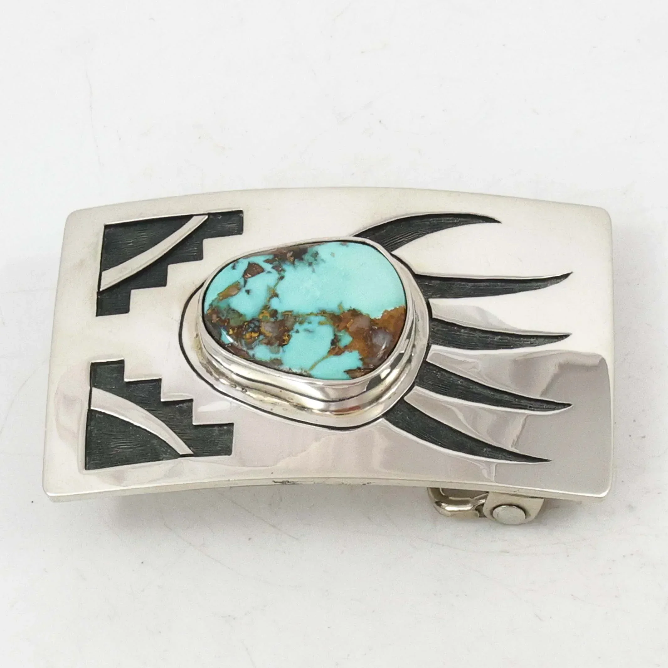 Turquoise Bear Paw Buckle