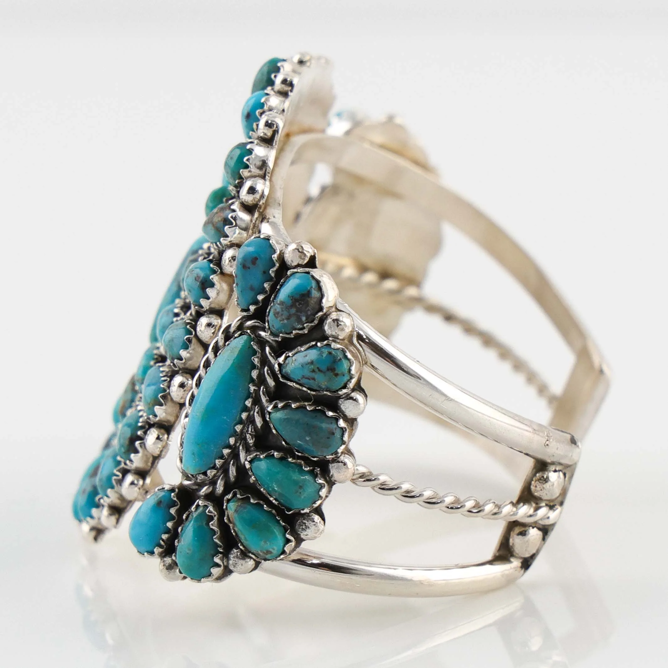 Turquoise Cluster Cuff - Image 4