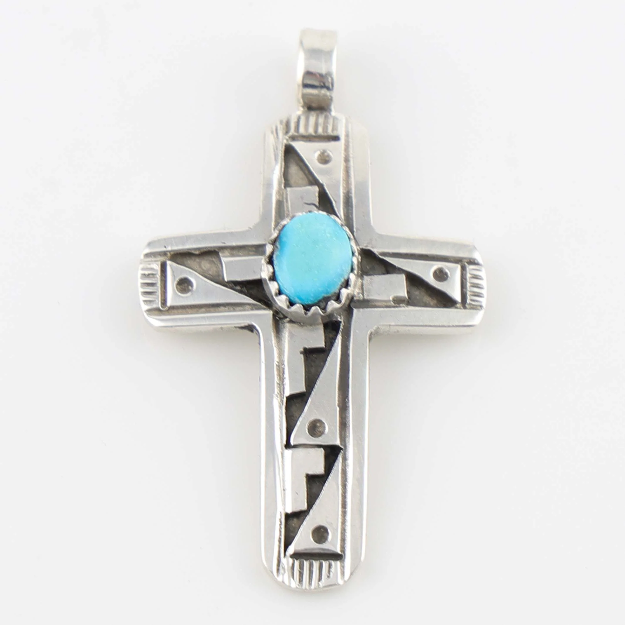 Turquoise Cross Pendant