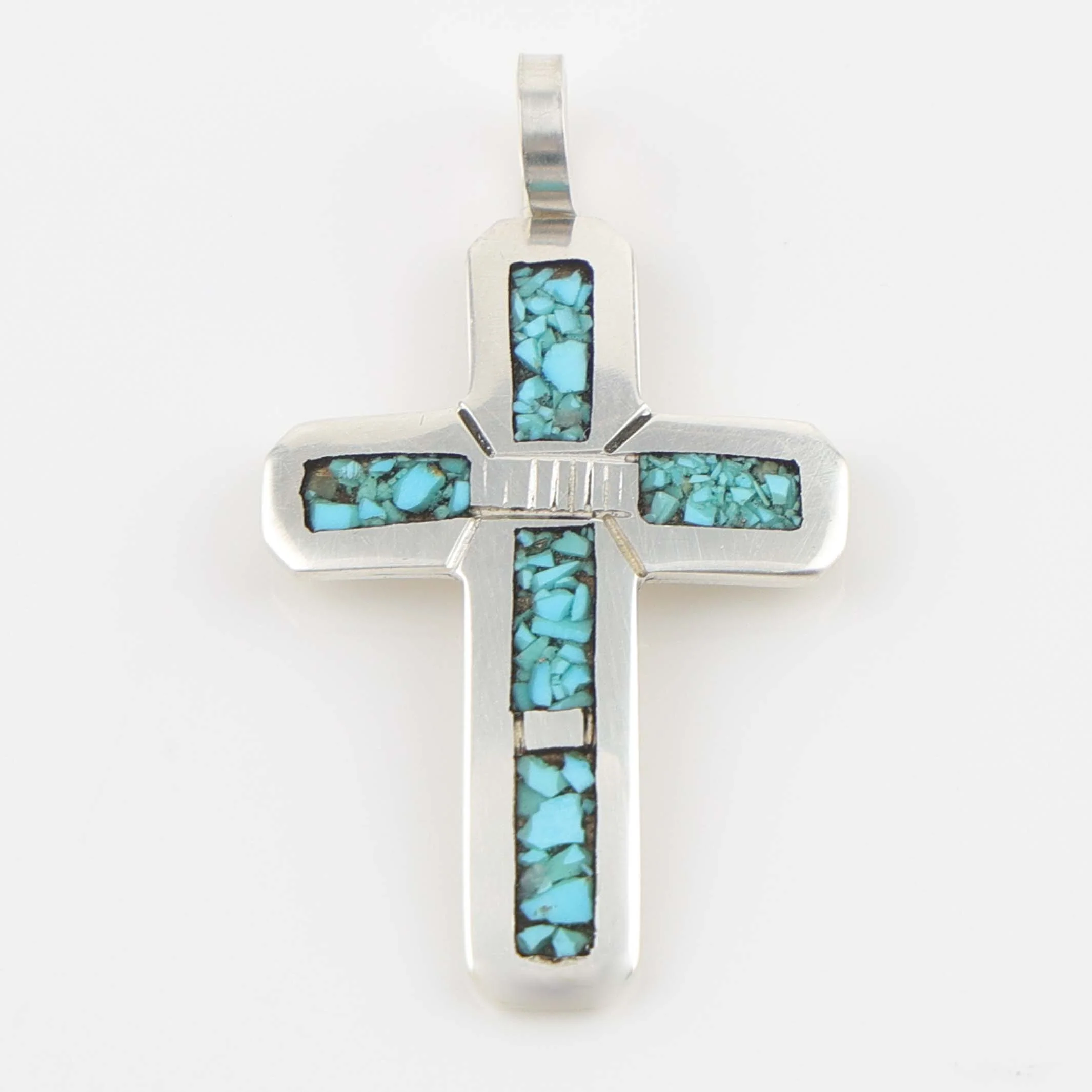 Turquoise Cross Pendant