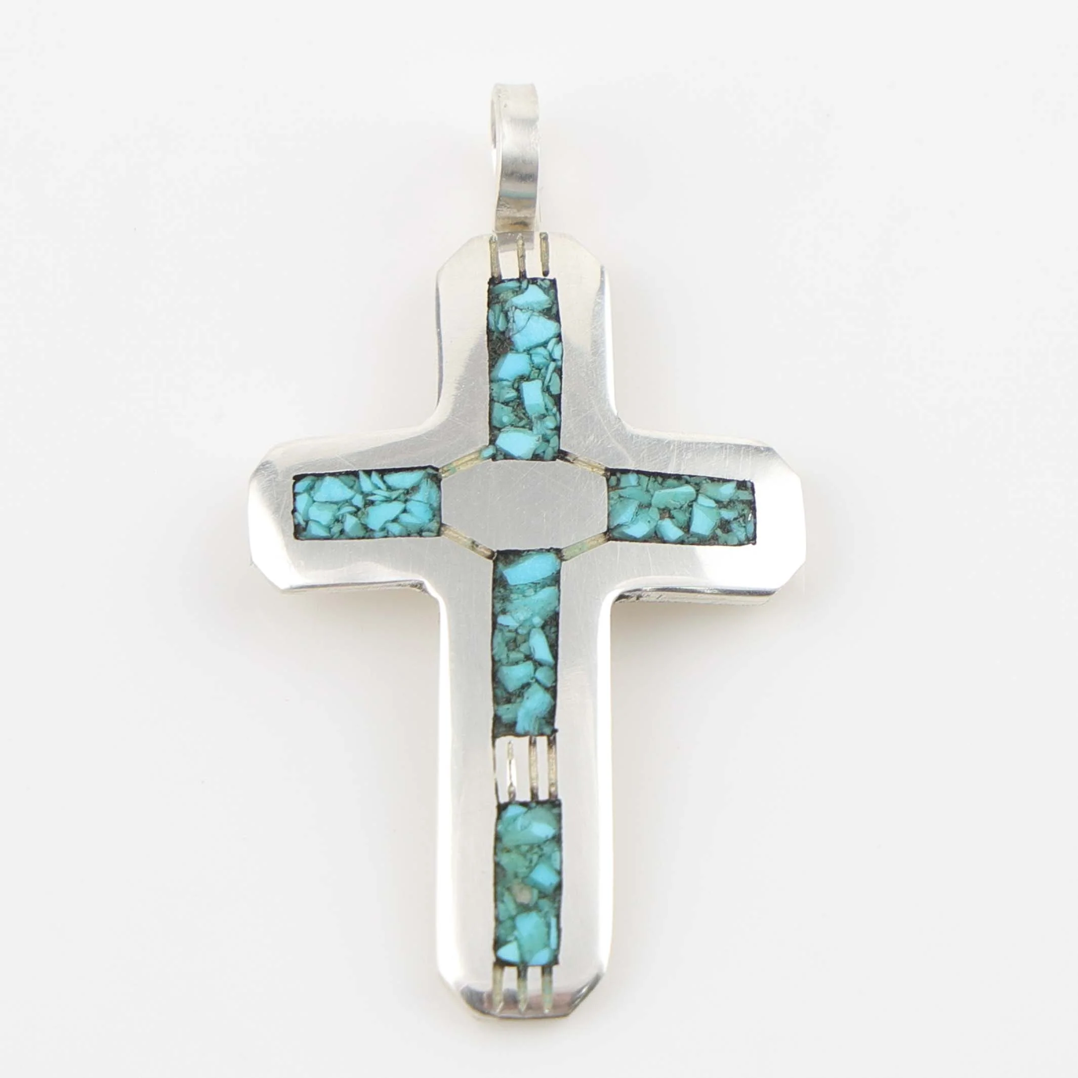Turquoise Cross Pendant