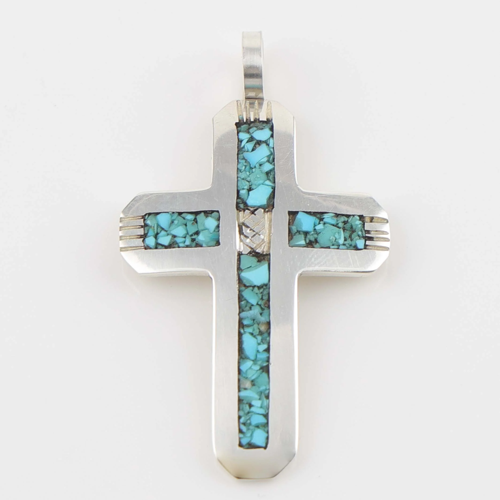 Turquoise Cross Pendant