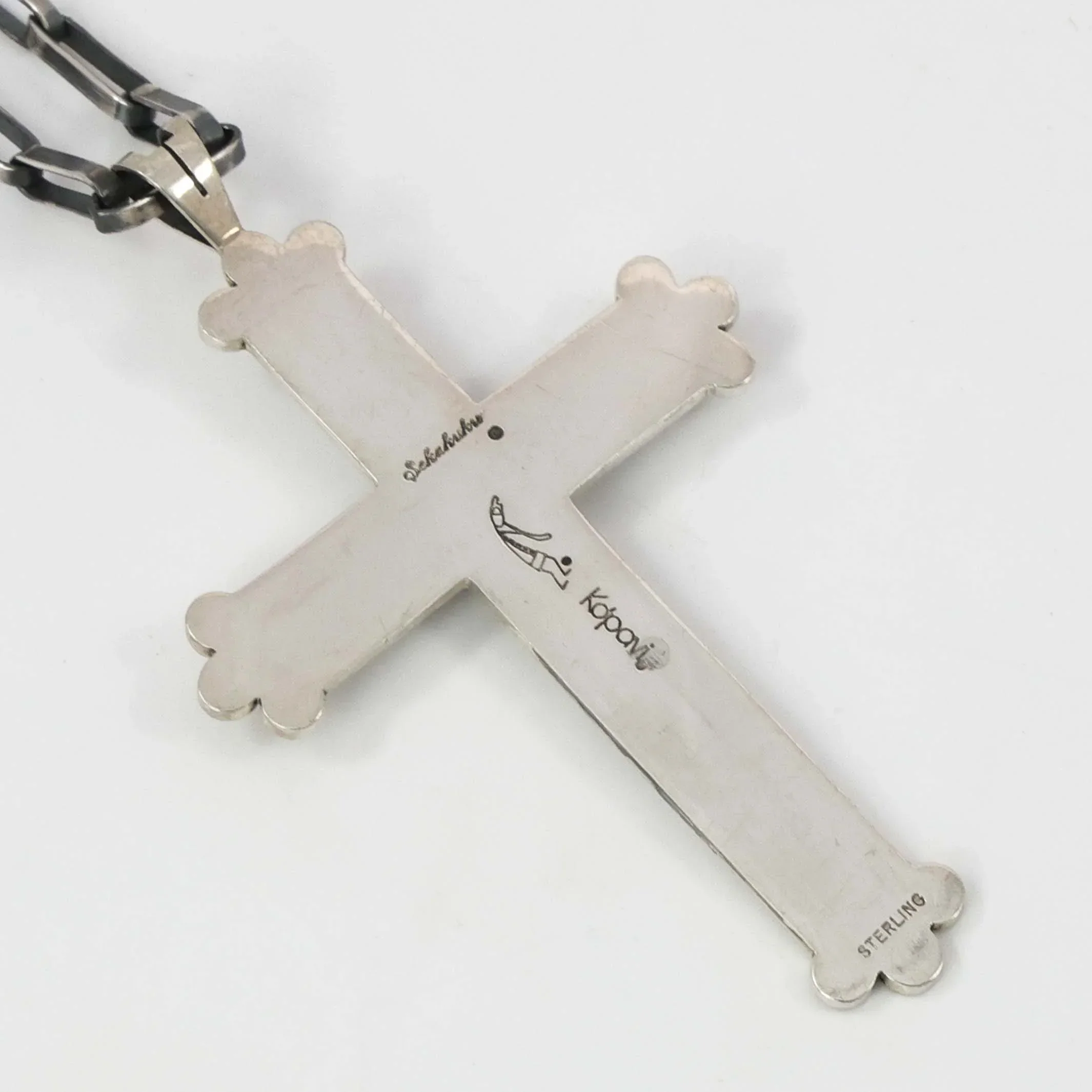 Turquoise Cross Pendant - Image 4