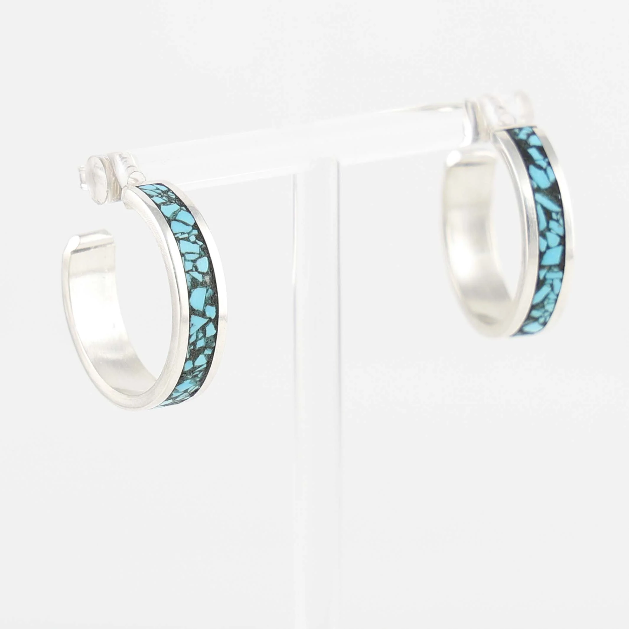 Turquoise Hoop Earrings