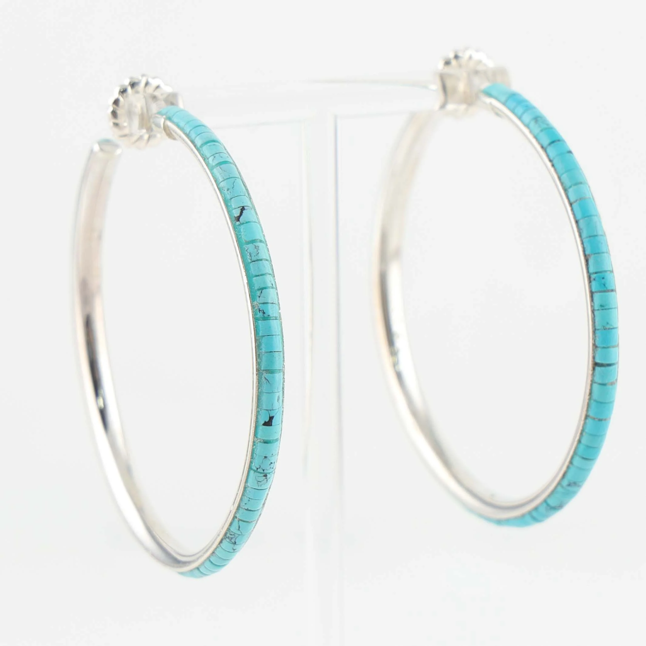 Turquoise Hoop Earrings