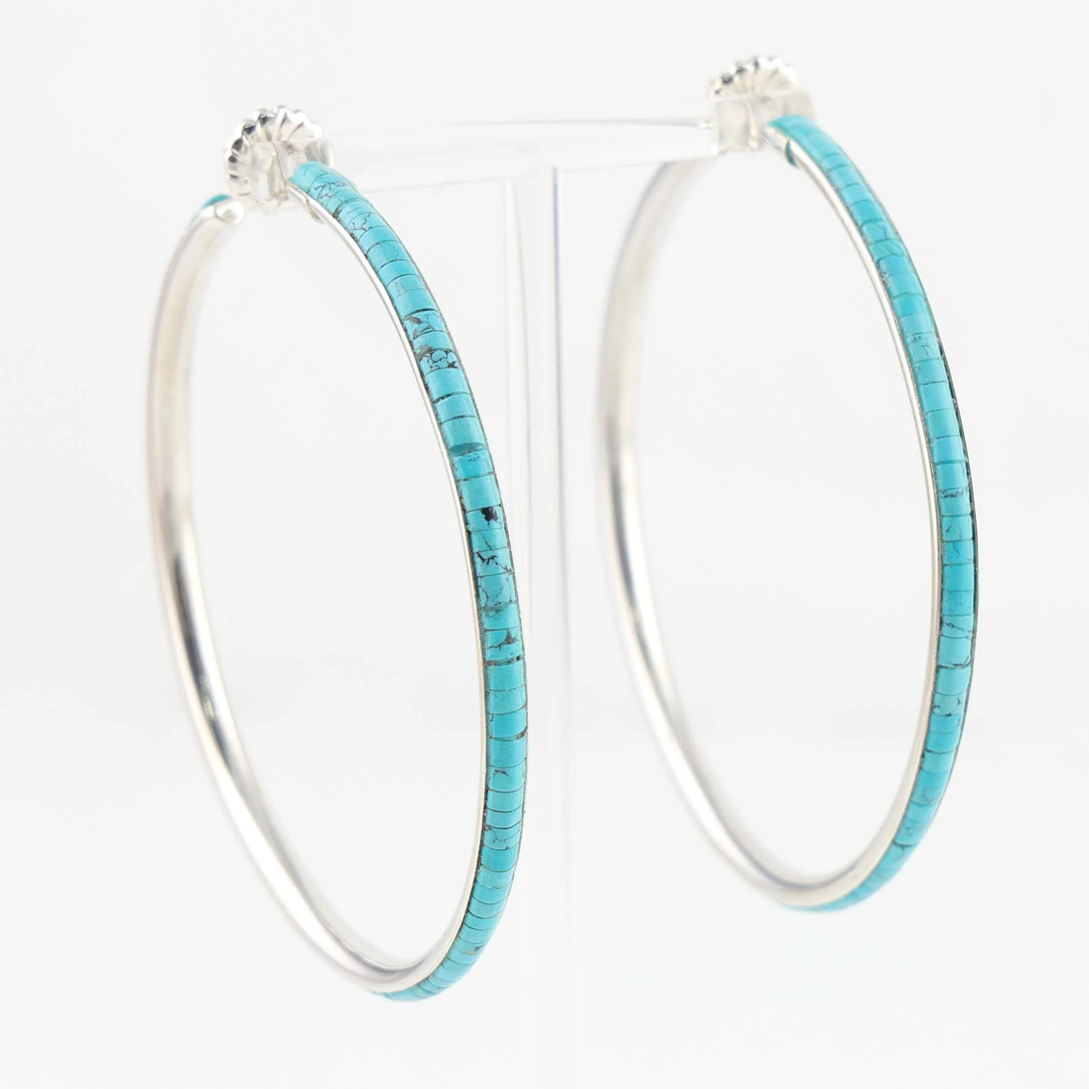 Turquoise Hoop Earrings