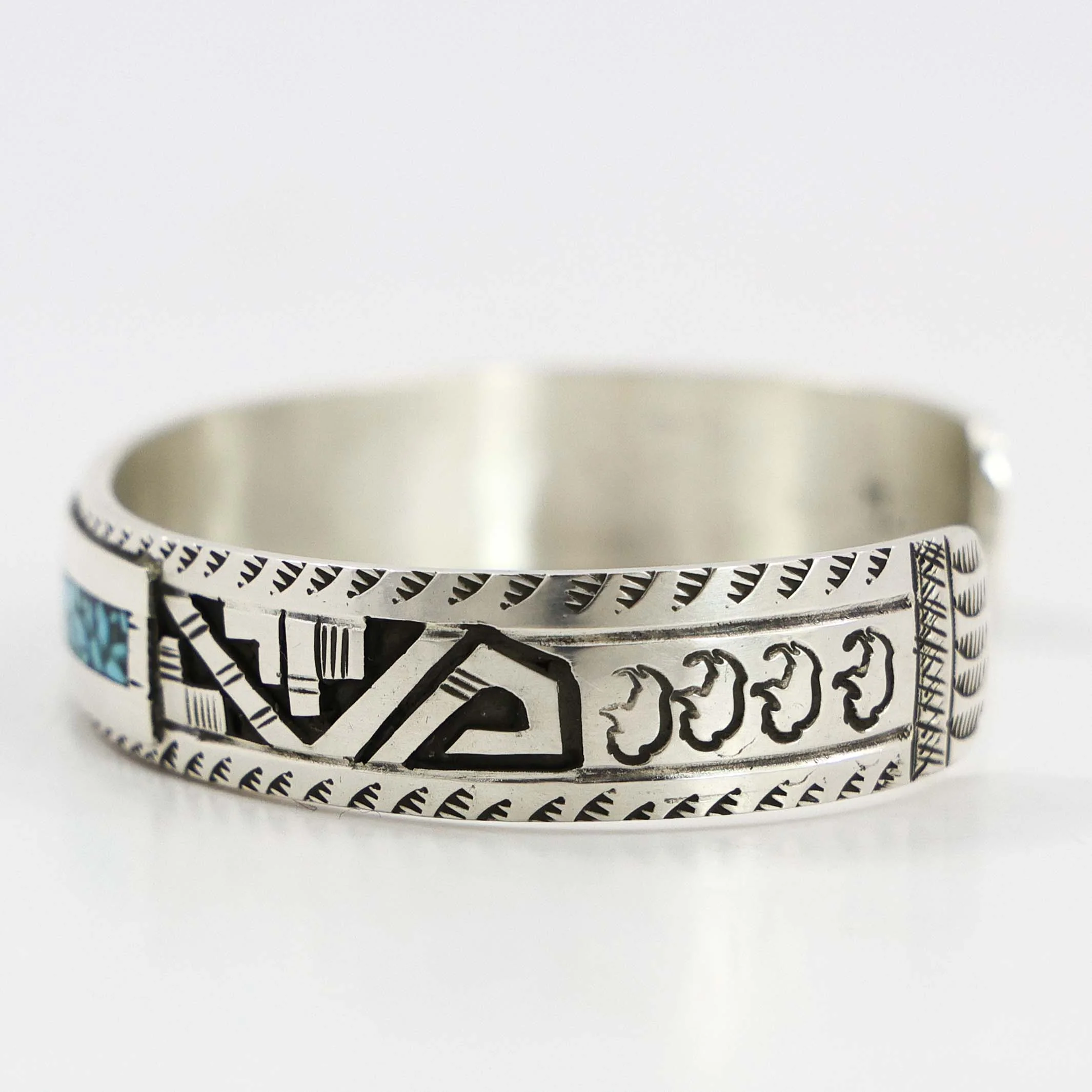 Turquoise Inlay Cuff - Image 2