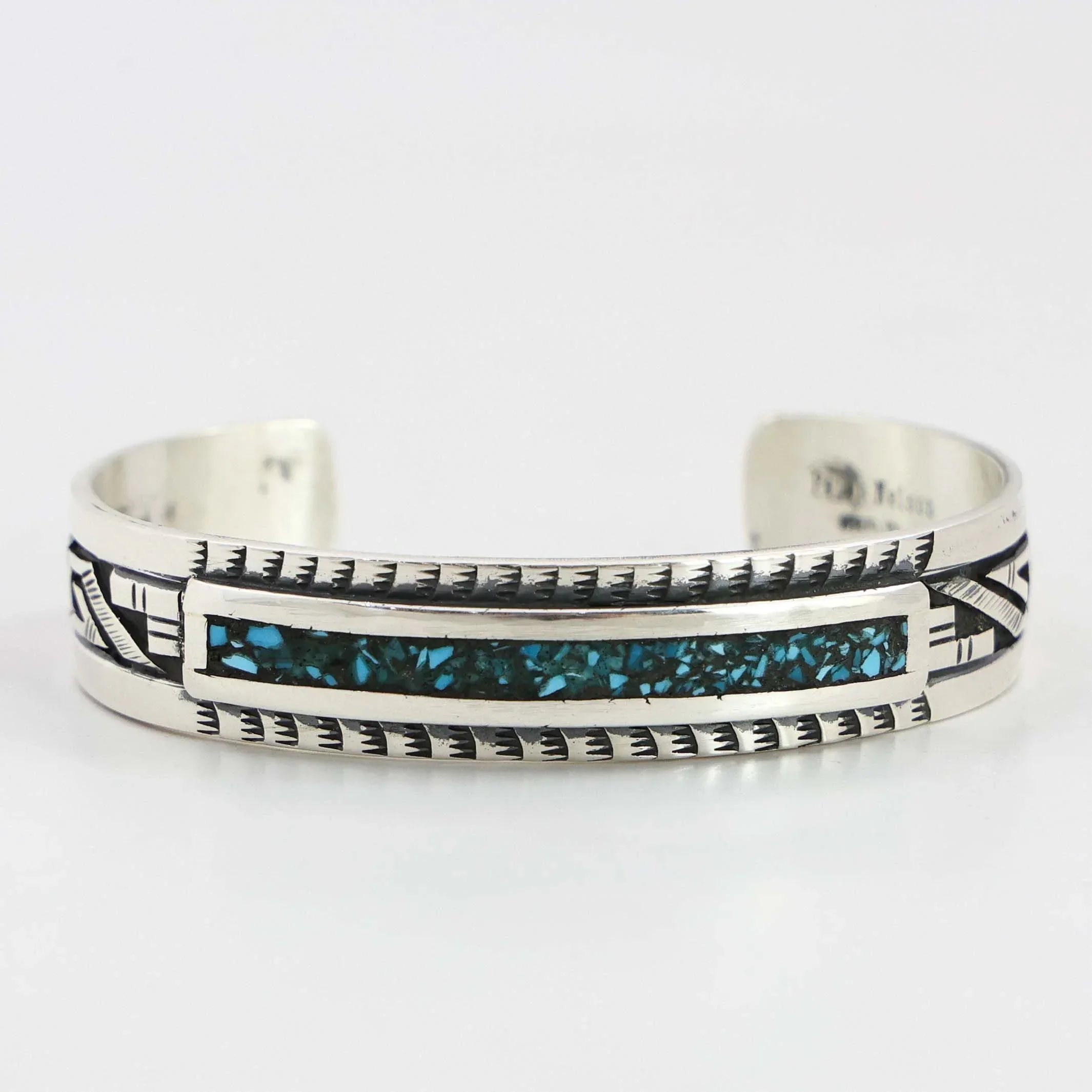 Turquoise Inlay Cuff