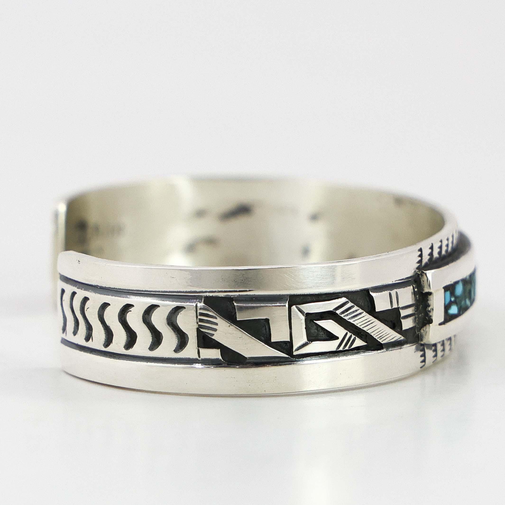 Turquoise Inlay Cuff - Image 3