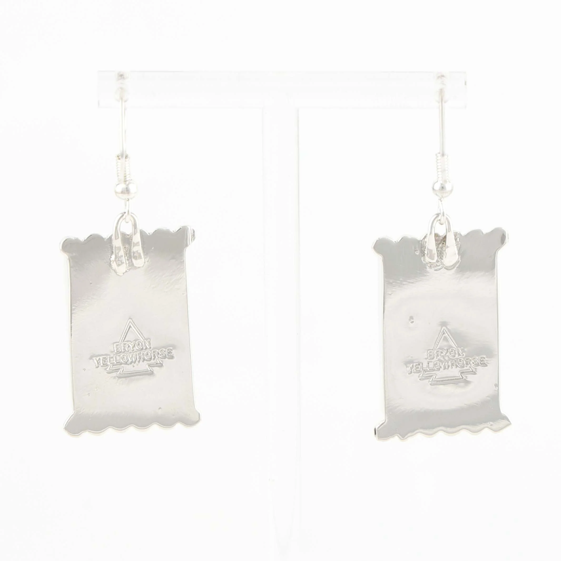 Turquoise Inlay Earrings - Image 2