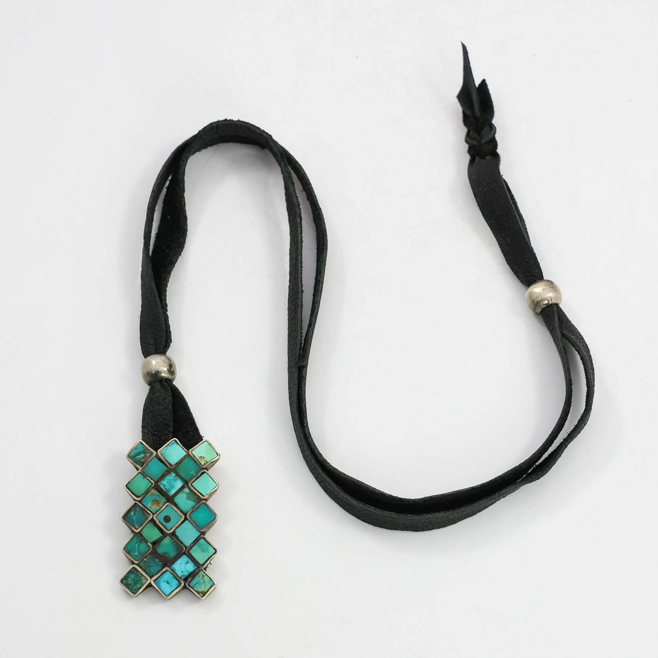 Turquoise Inlay Pendant - Image 2