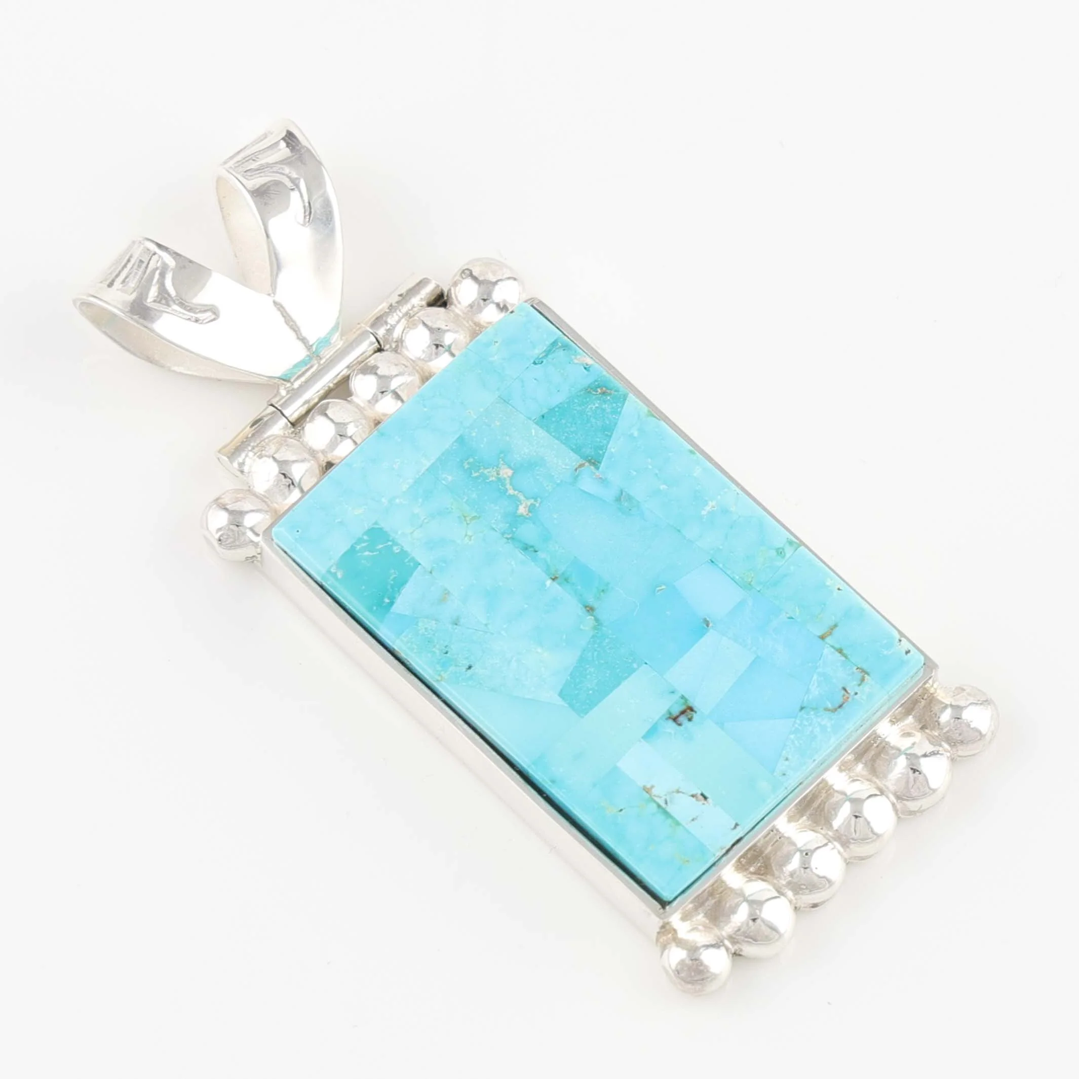 Turquoise Inlay Pendant - Image 2