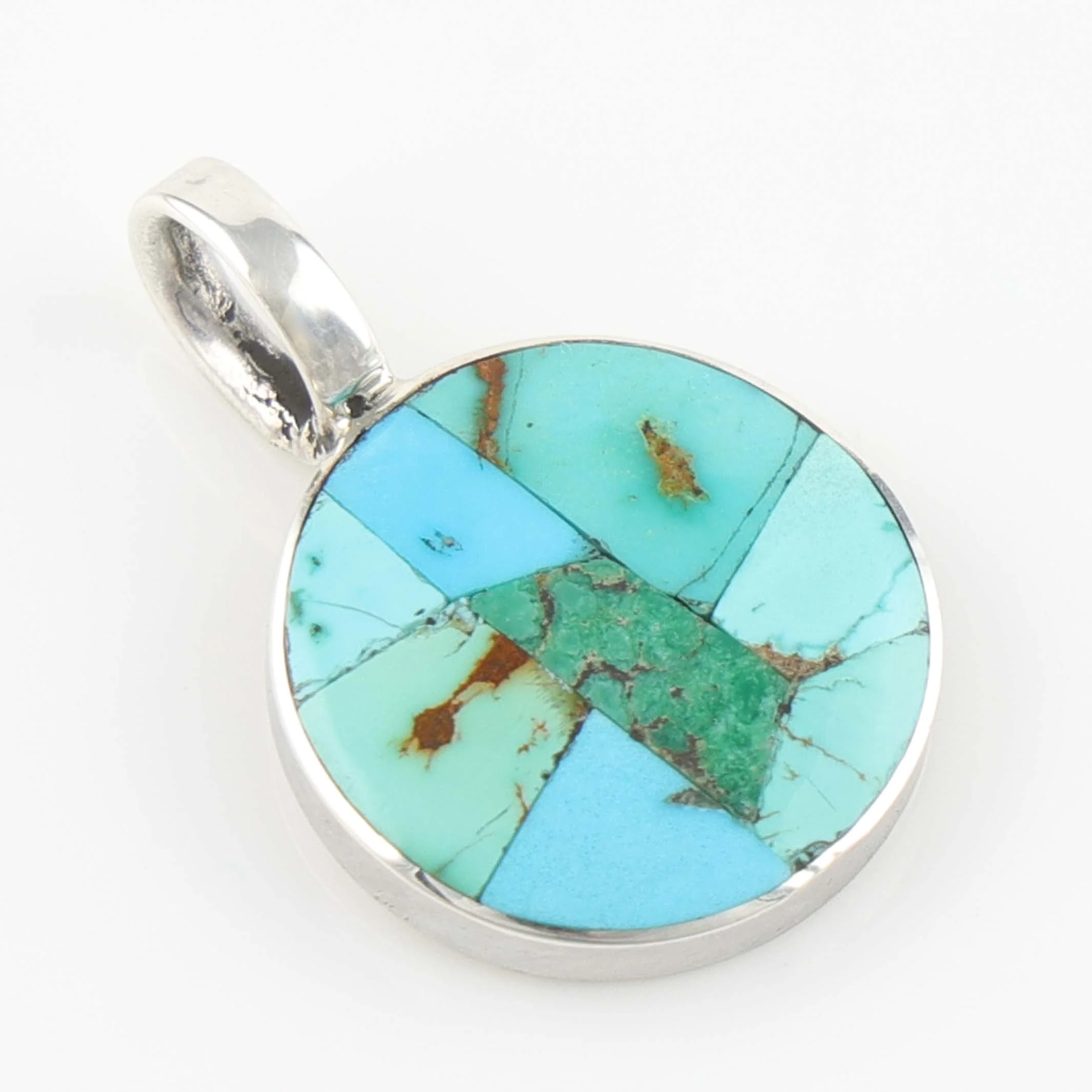 Turquoise Inlay Pendant - Image 2