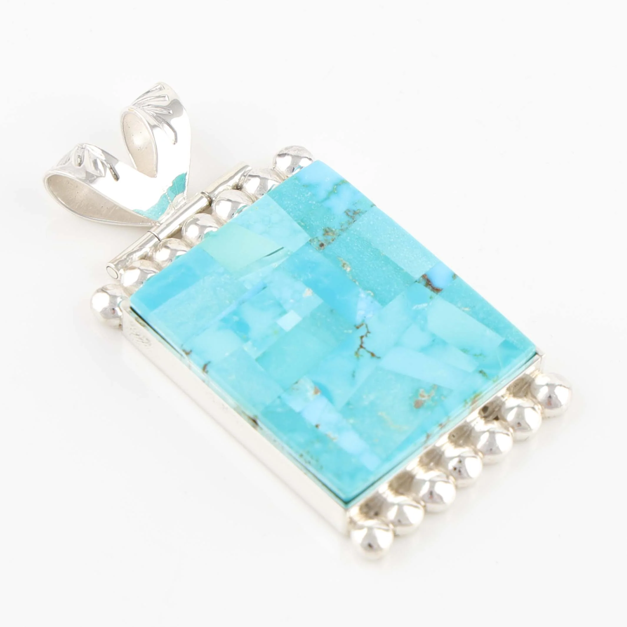 Turquoise Inlay Pendant - Image 2