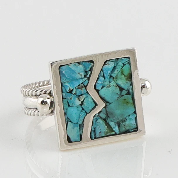 Turquoise Inlay Ring - Image 2