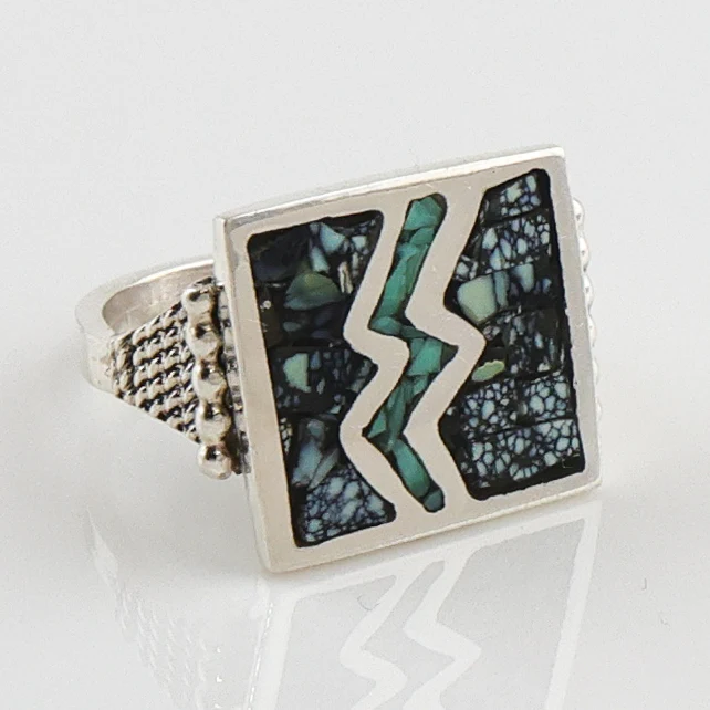 Turquoise Inlay Ring - Image 2