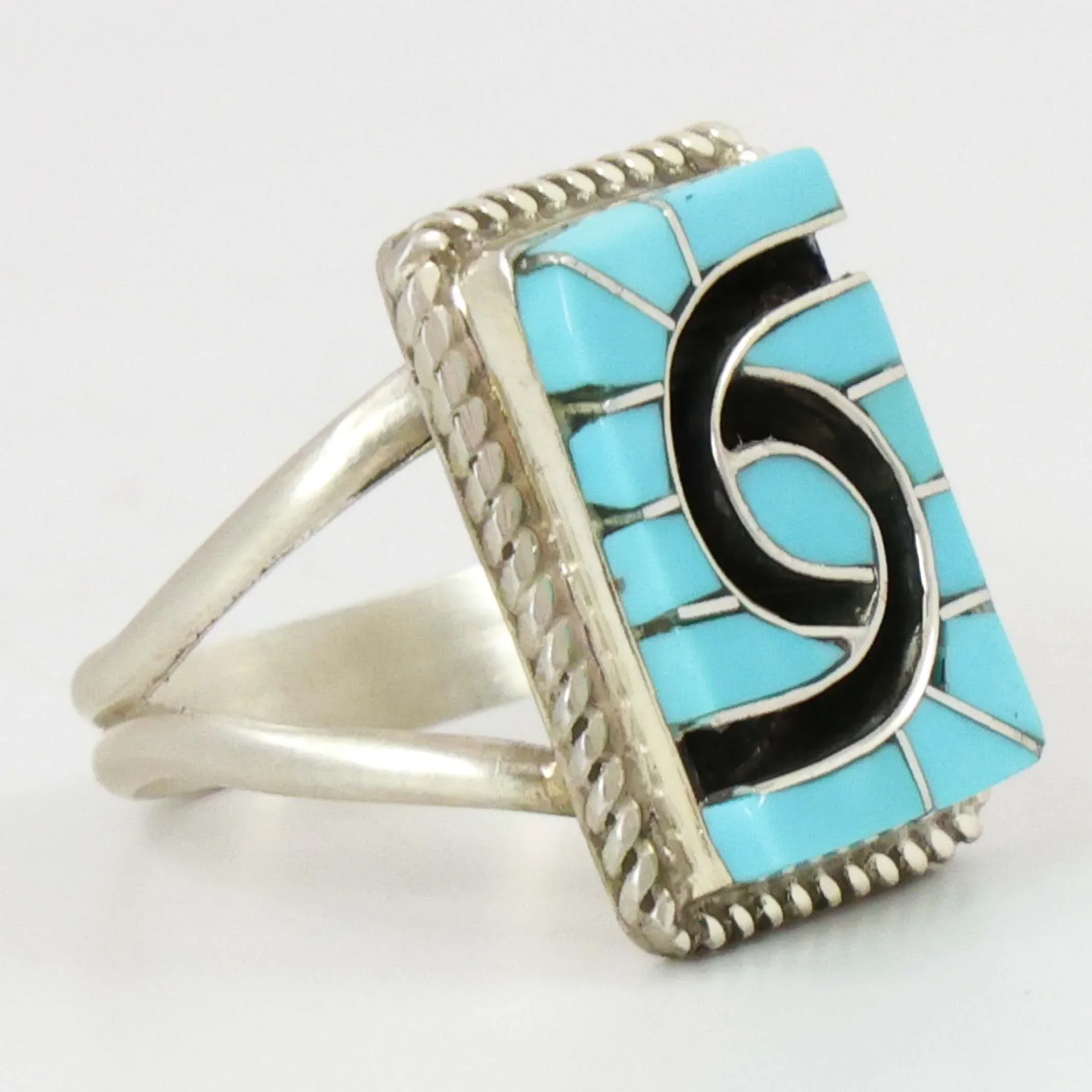 Turquoise Inlay Ring - Image 2