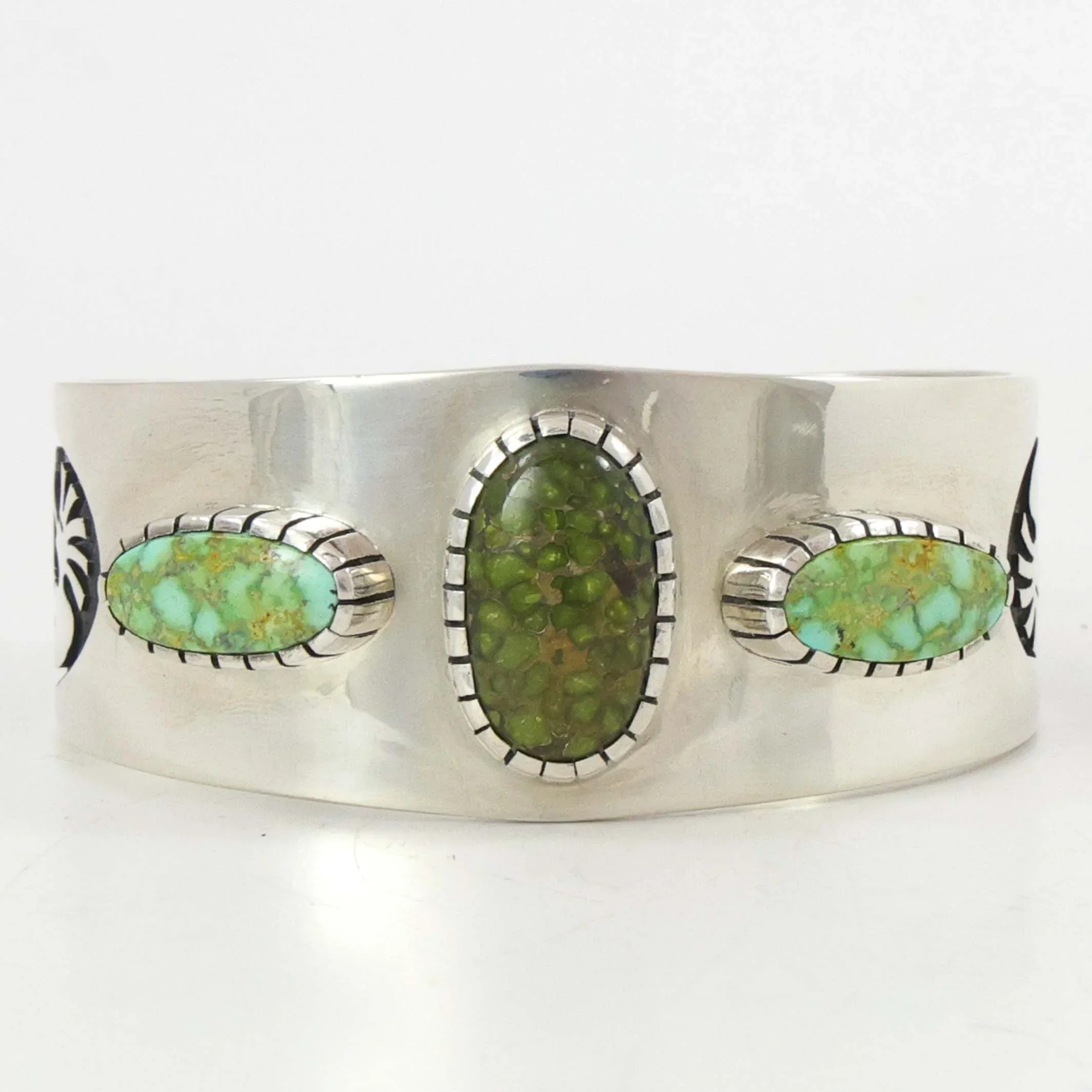Turquoise Kokopelli Cuff - Image 2