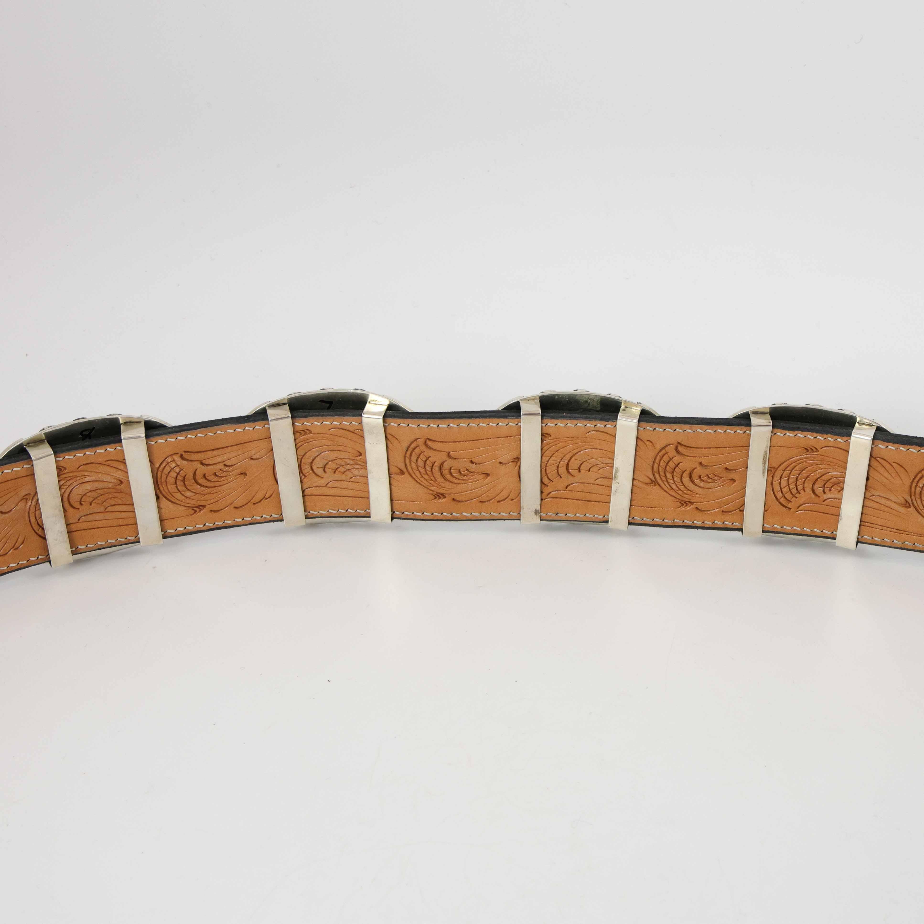 Turquoise Mountain Concho Belt - Image 11