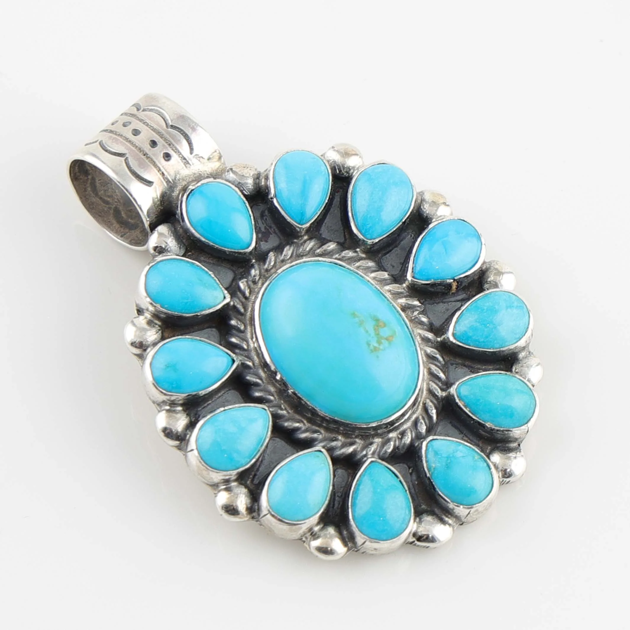 Sleeping Beauty Turquoise Pendant - Image 2