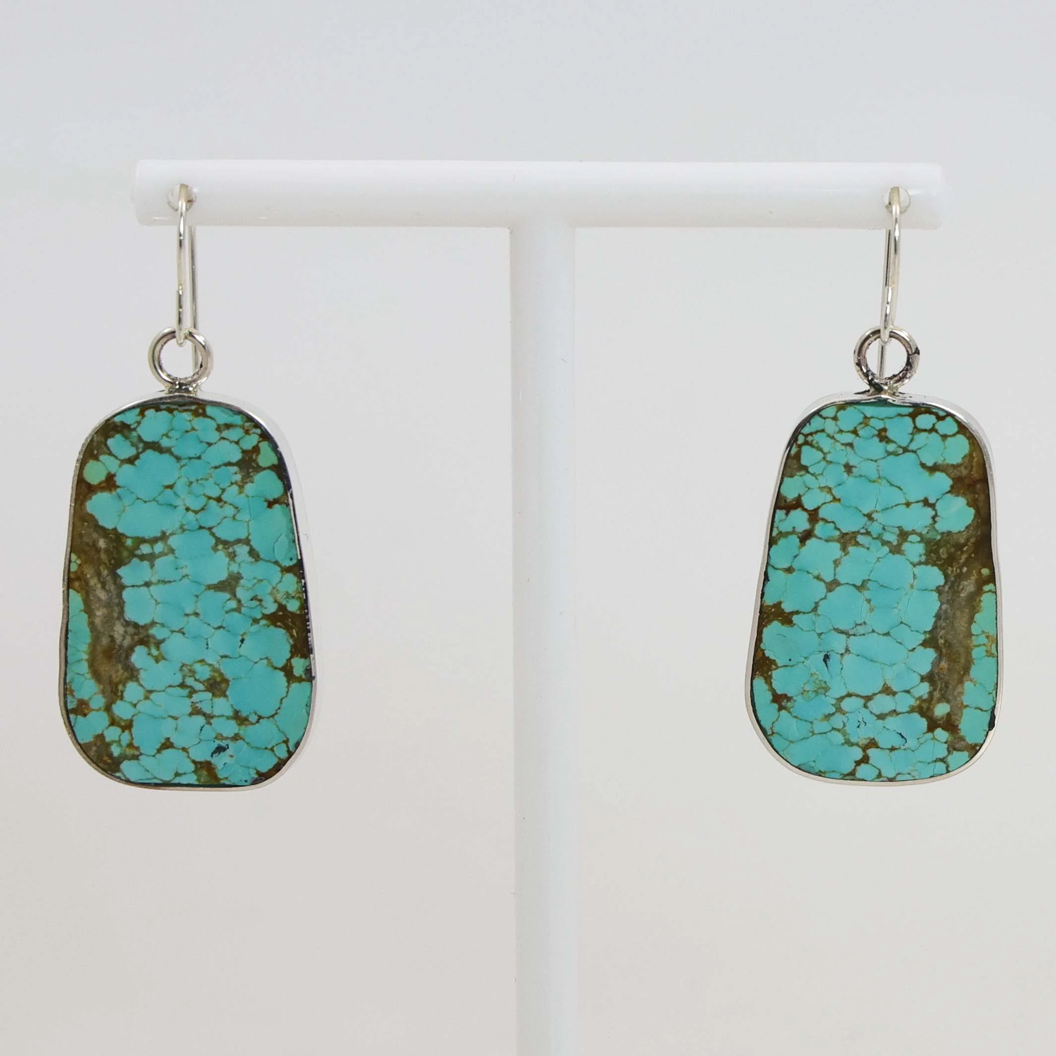 Turquoise Slab Earrings