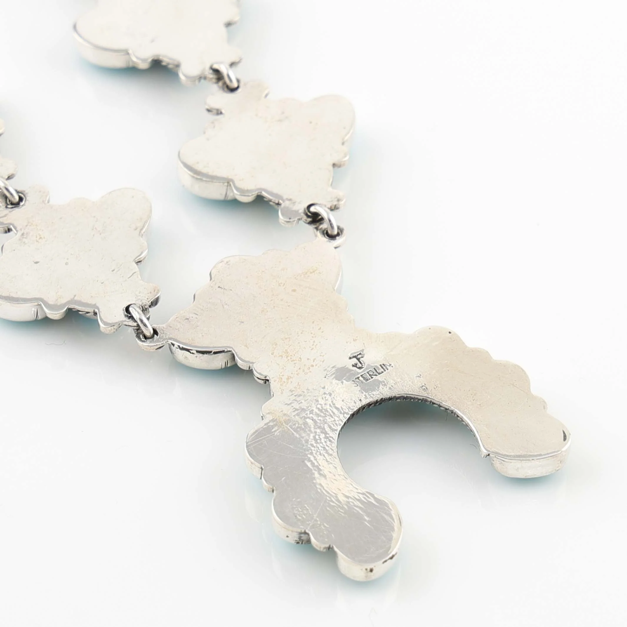 Turquoise Squash Blossom Necklace - Image 6