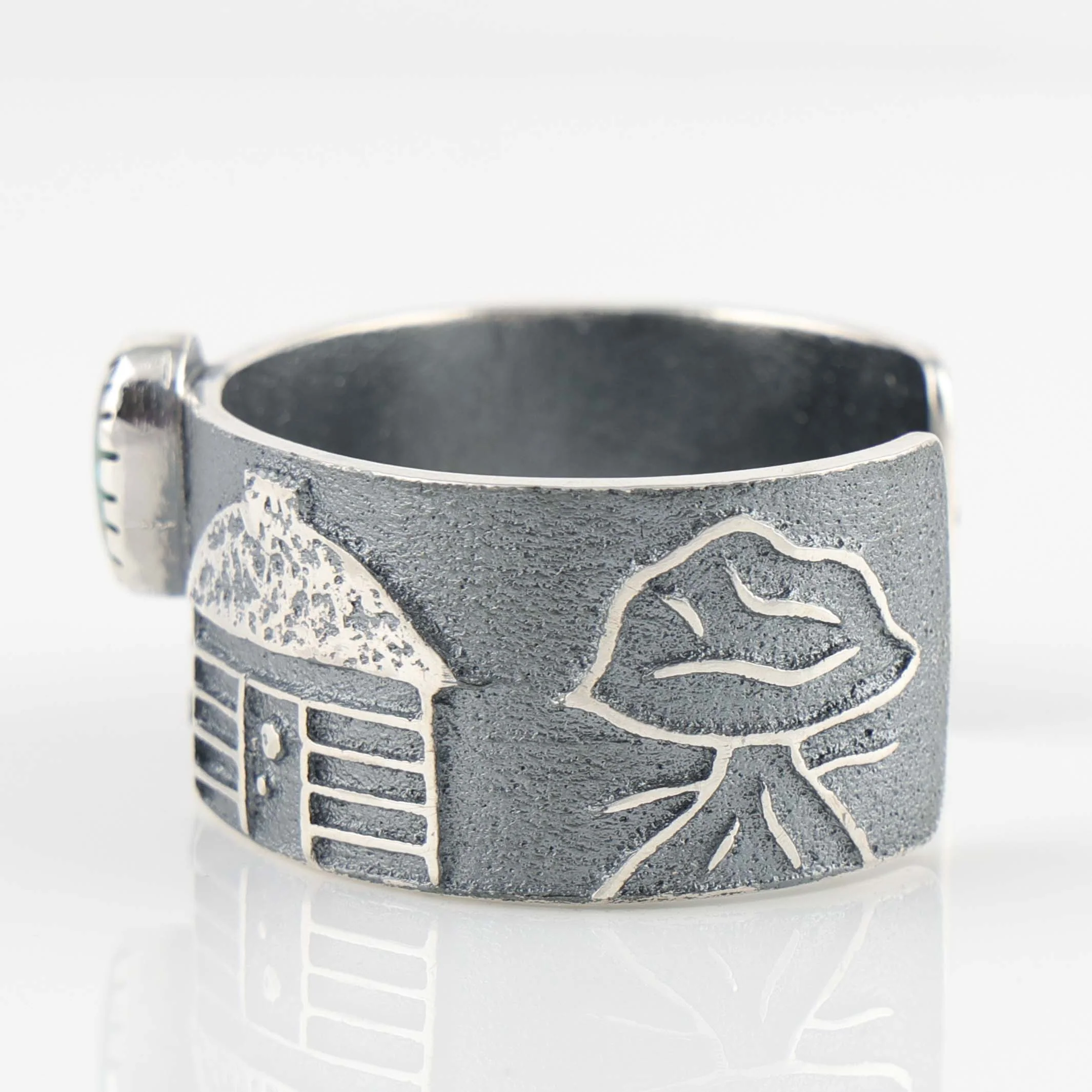Turquoise Storyteller Cuff - Image 4