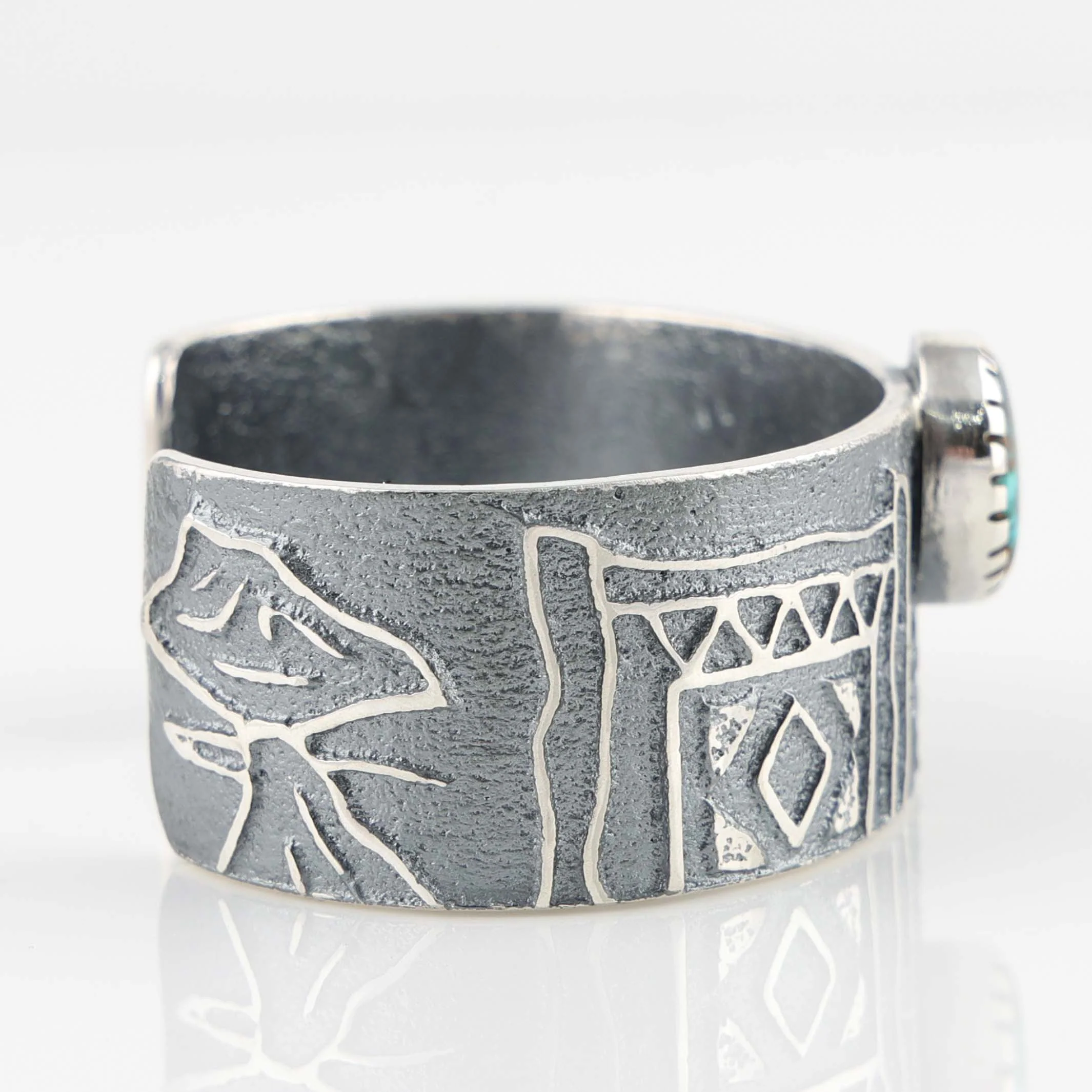 Turquoise Storyteller Cuff - Image 5