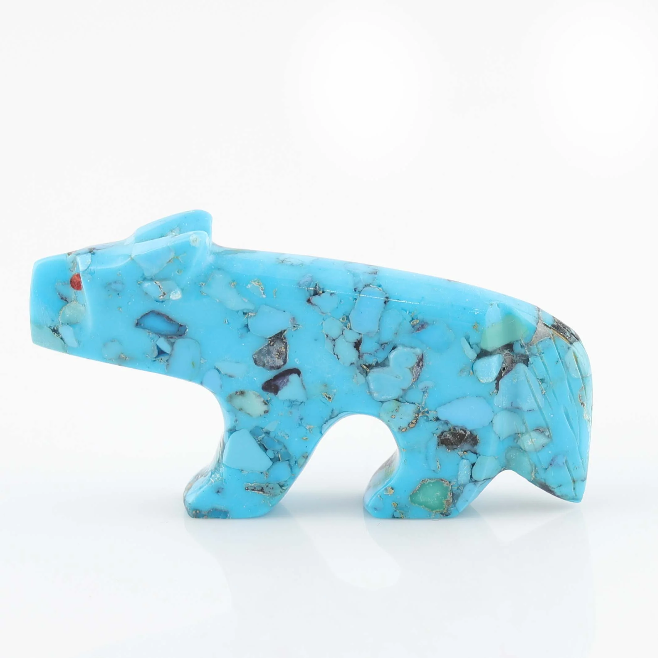 Turquoise Wolf Fetish - Image 2