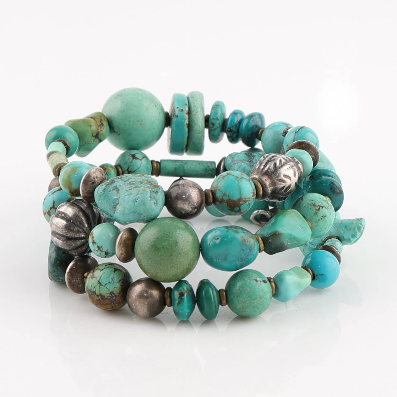 Turquoise Wrap-Around Bracelet