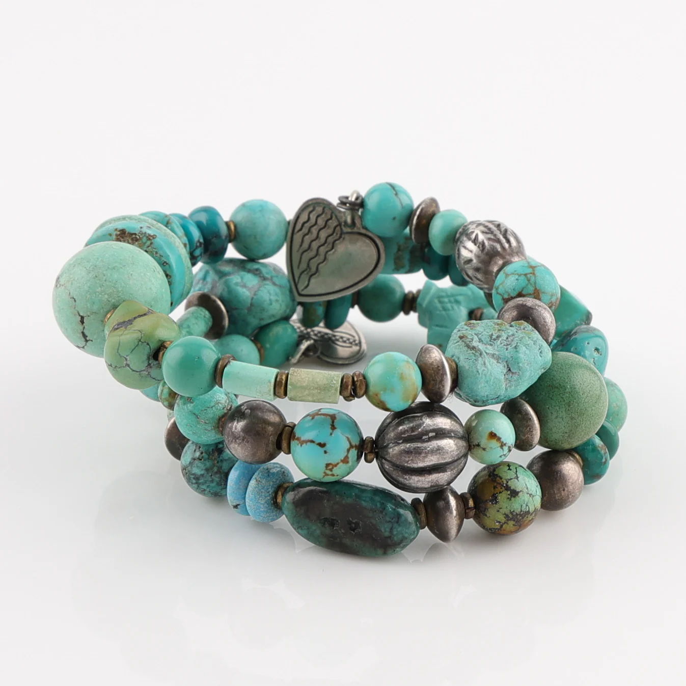 Turquoise Wrap-Around Bracelet - Image 2