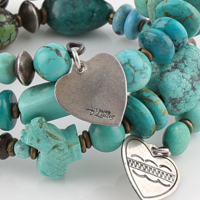 Turquoise Wrap-Around Bracelet - Image 6