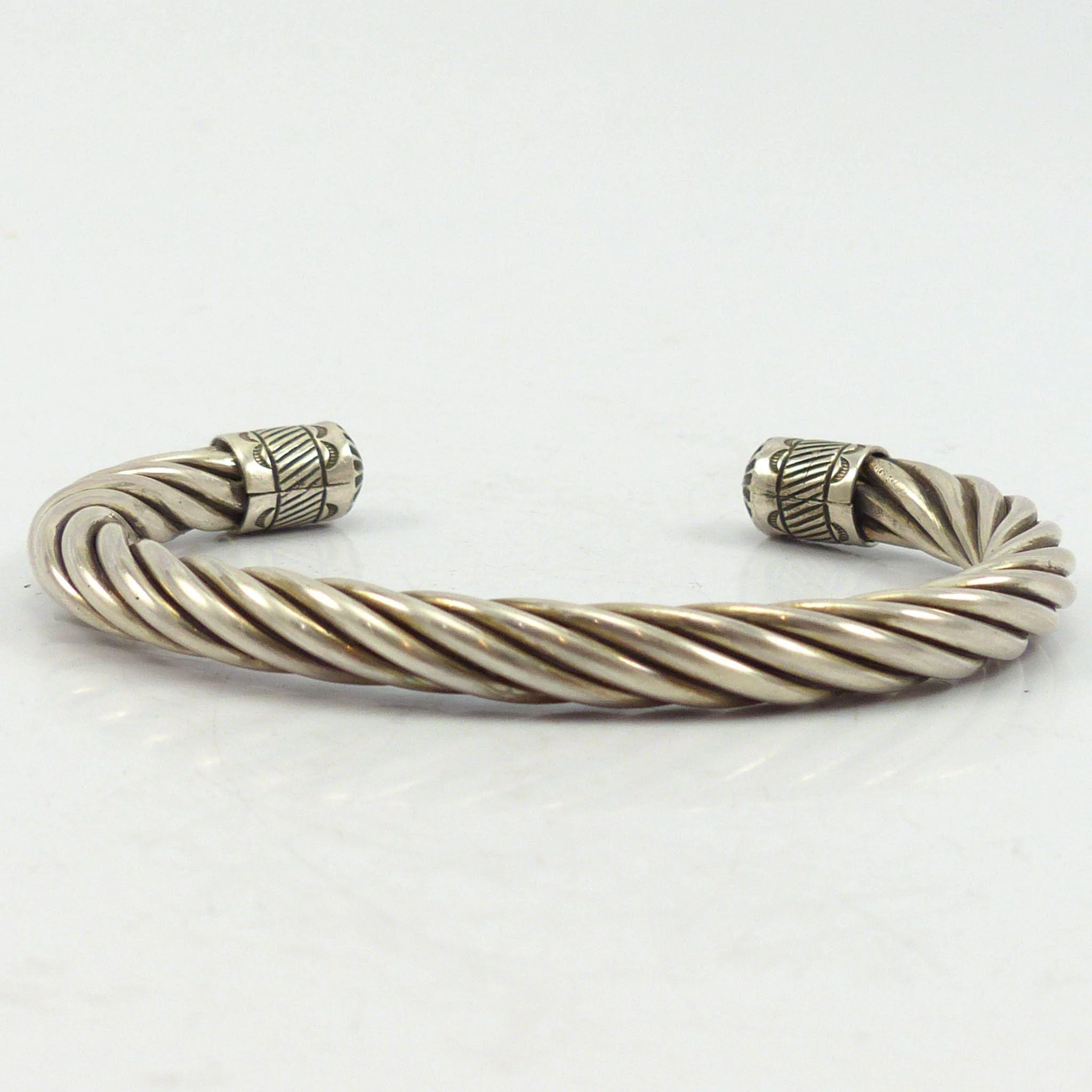 Twisted Silver Cuff