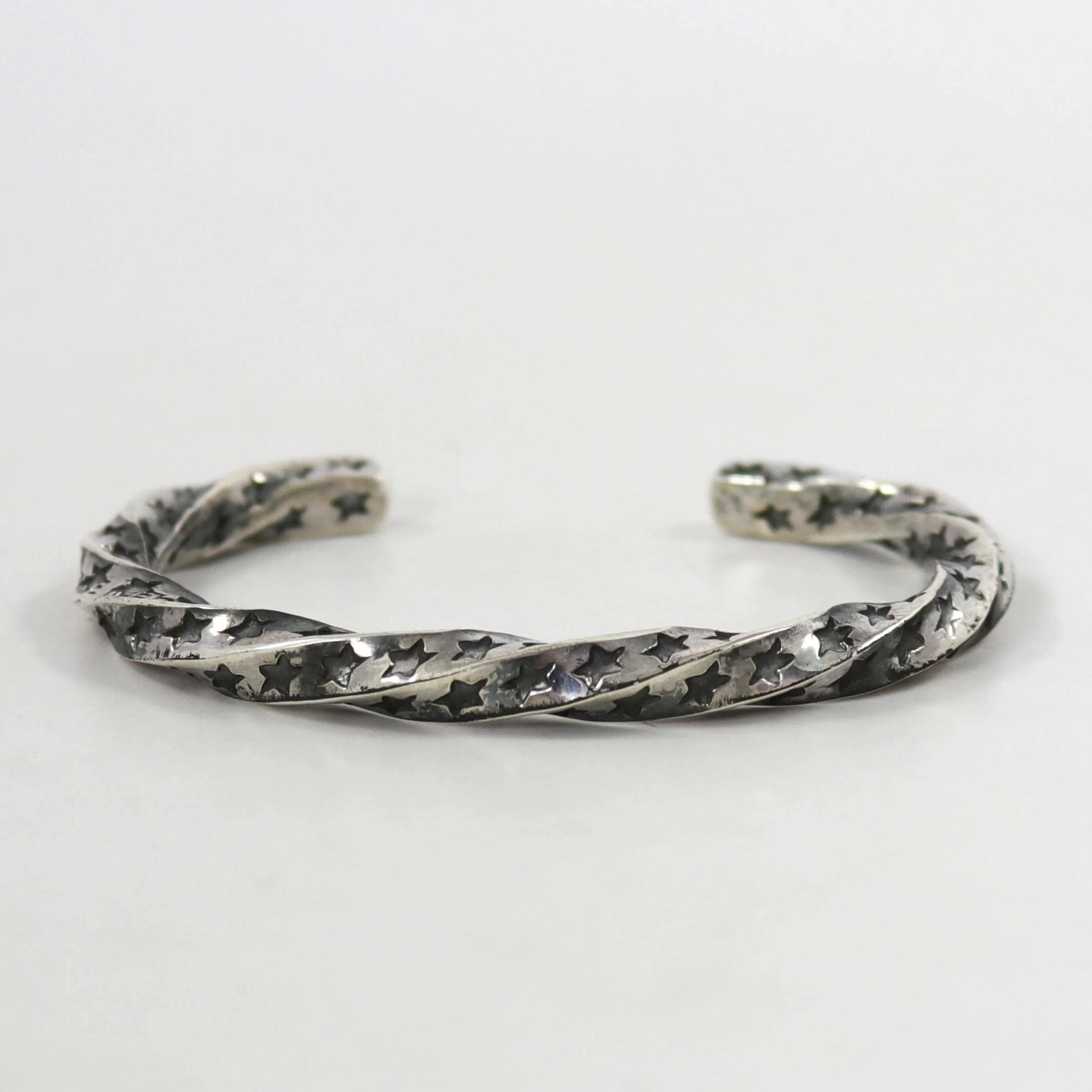 Twisted Silver Cuff