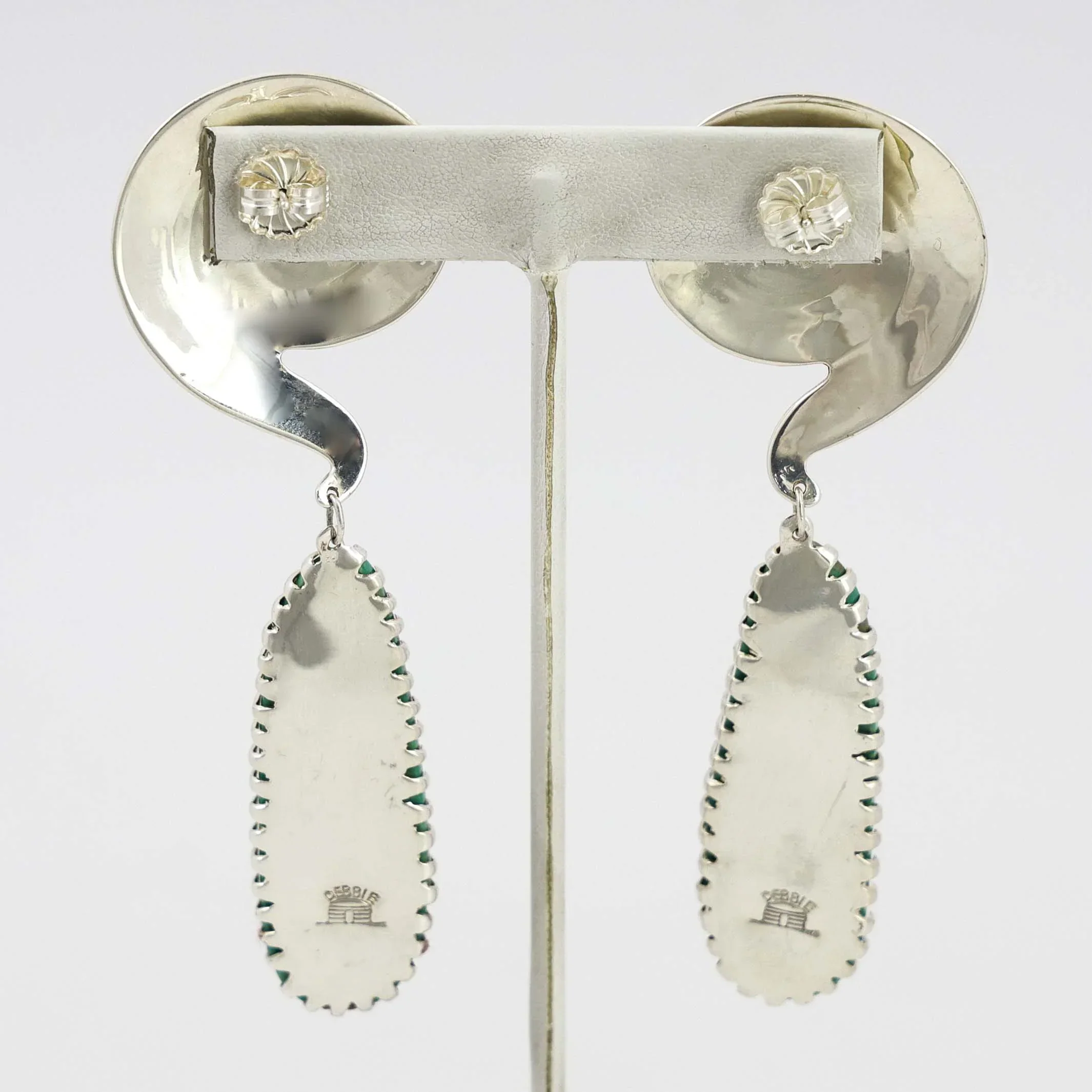Tyrone Turquoise Earrings - Image 2