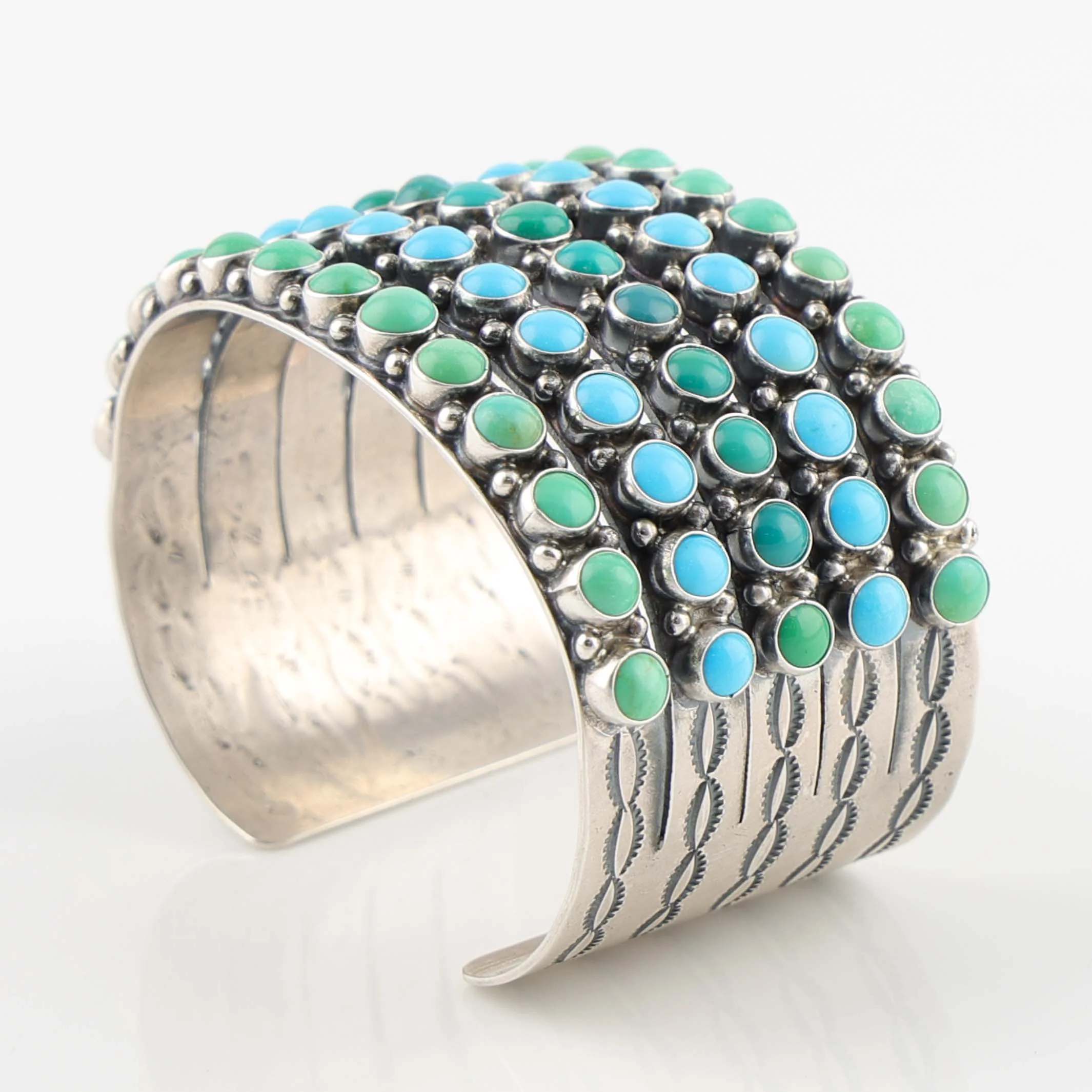 Variscite and Turquoise Cuff - Image 3