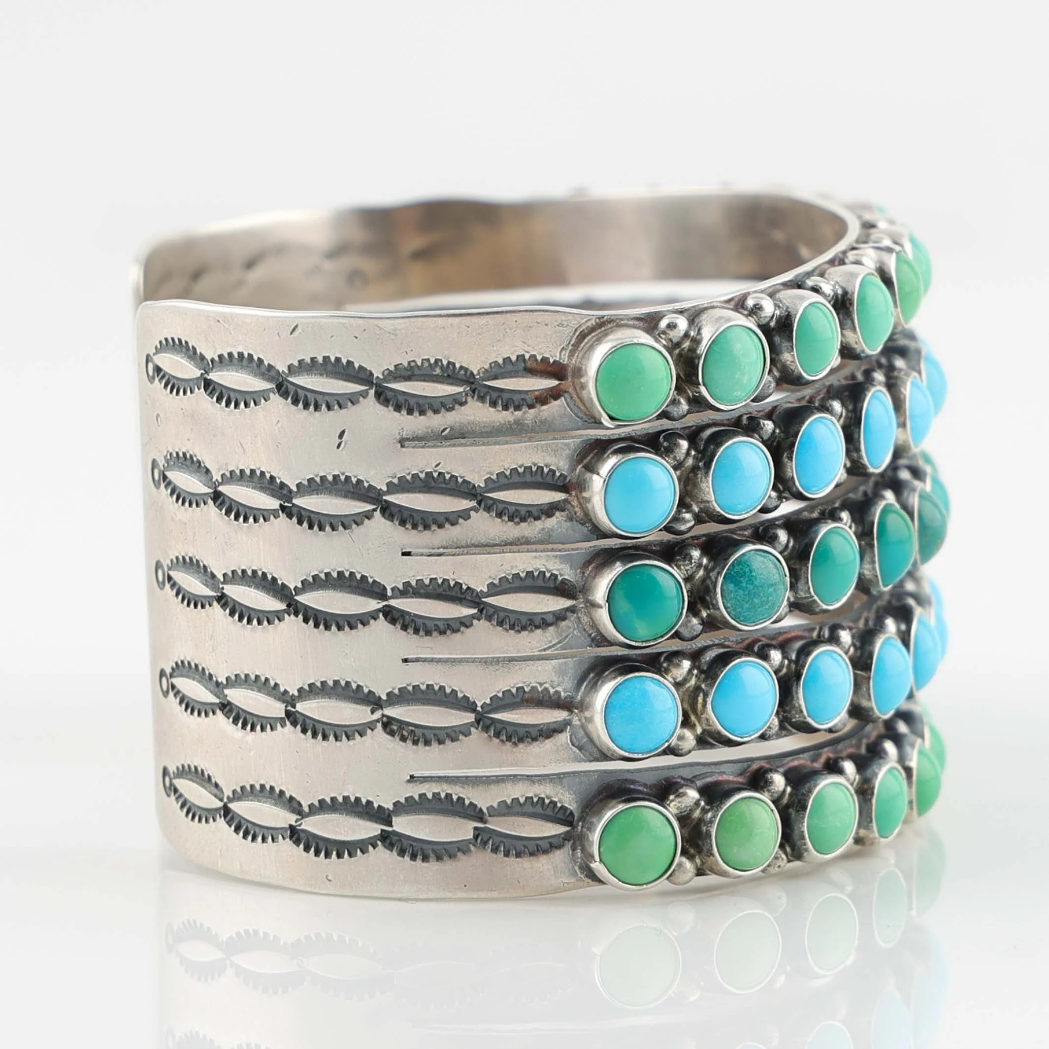 Variscite and Turquoise Cuff - Image 5